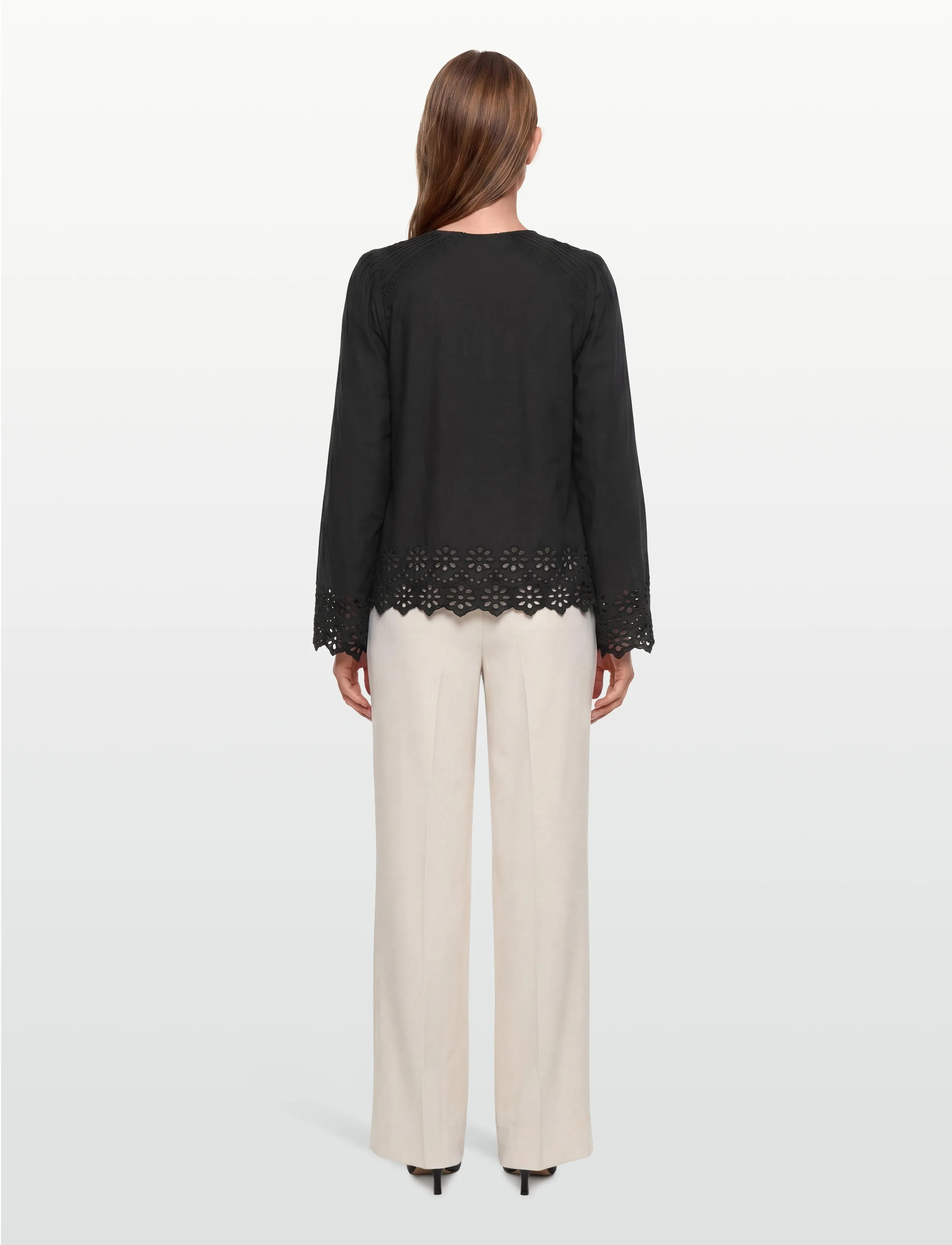 mbyM - Belizia-M - långärmade blusar - black - 4