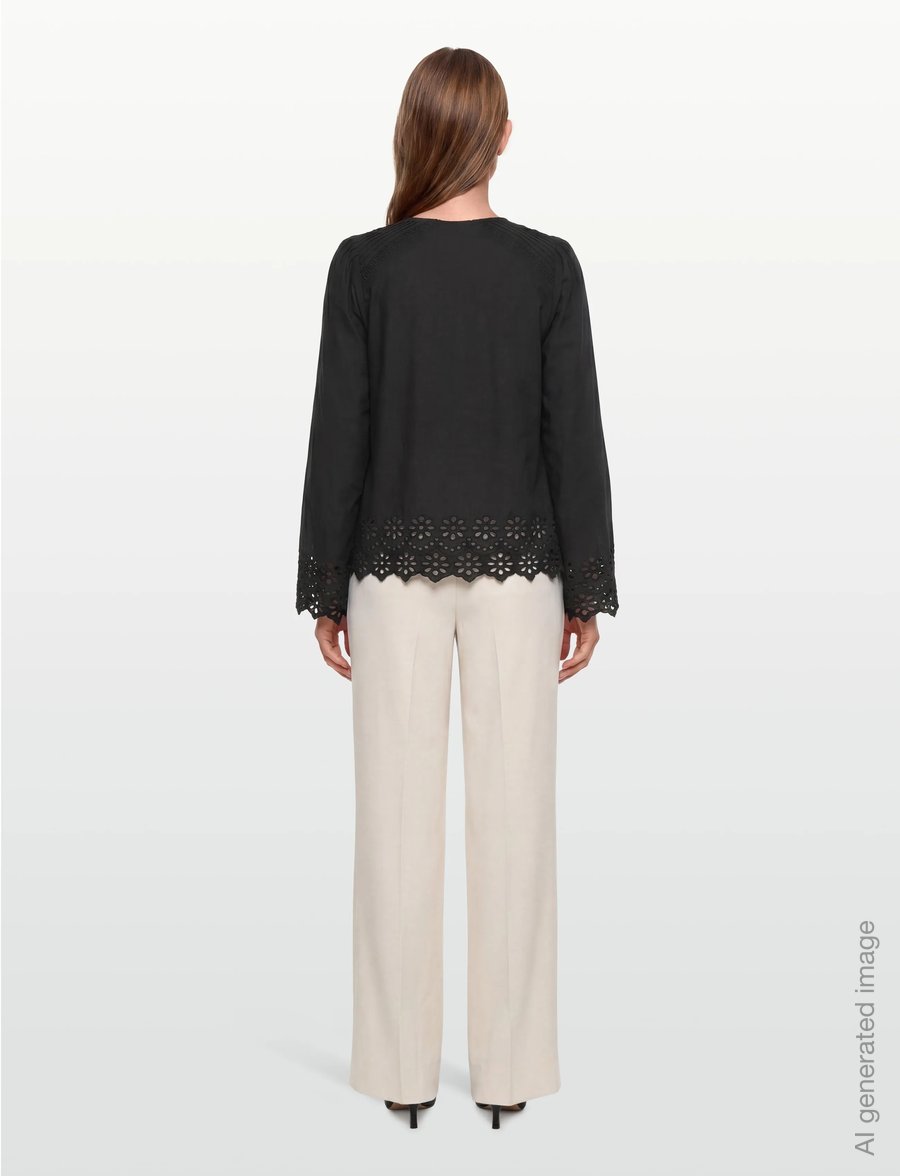mbyM - Belizia-M - langärmelige blusen - black - 4