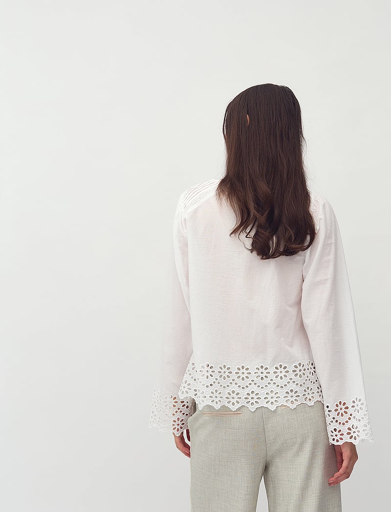 mbyM - Belizia-M - långärmade blusar - white - 4