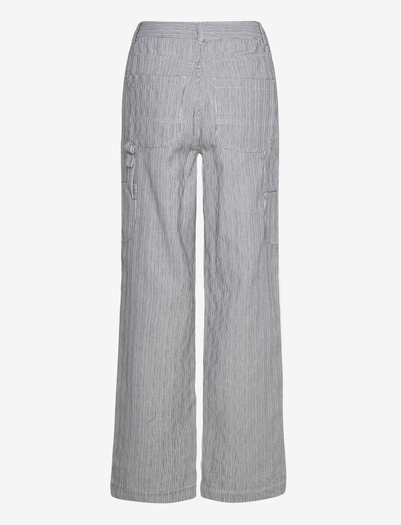 mbyM - Lursa-M - hosen mit weitem bein - thin black stripe - 1