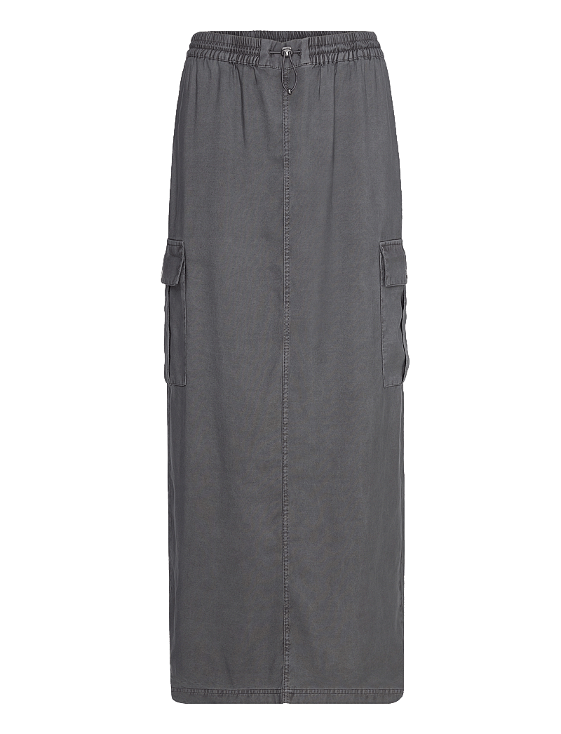 mbyM - Pahana Long-M - maxi nederdele - washed grey - 0