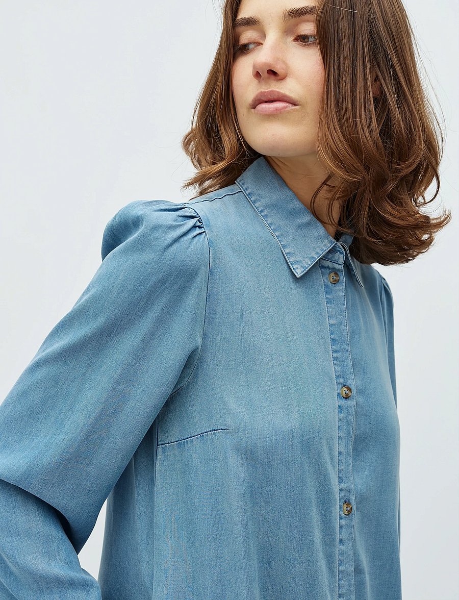 mbyM - Tannia-M - hemdkleider - blue soft wash - 4
