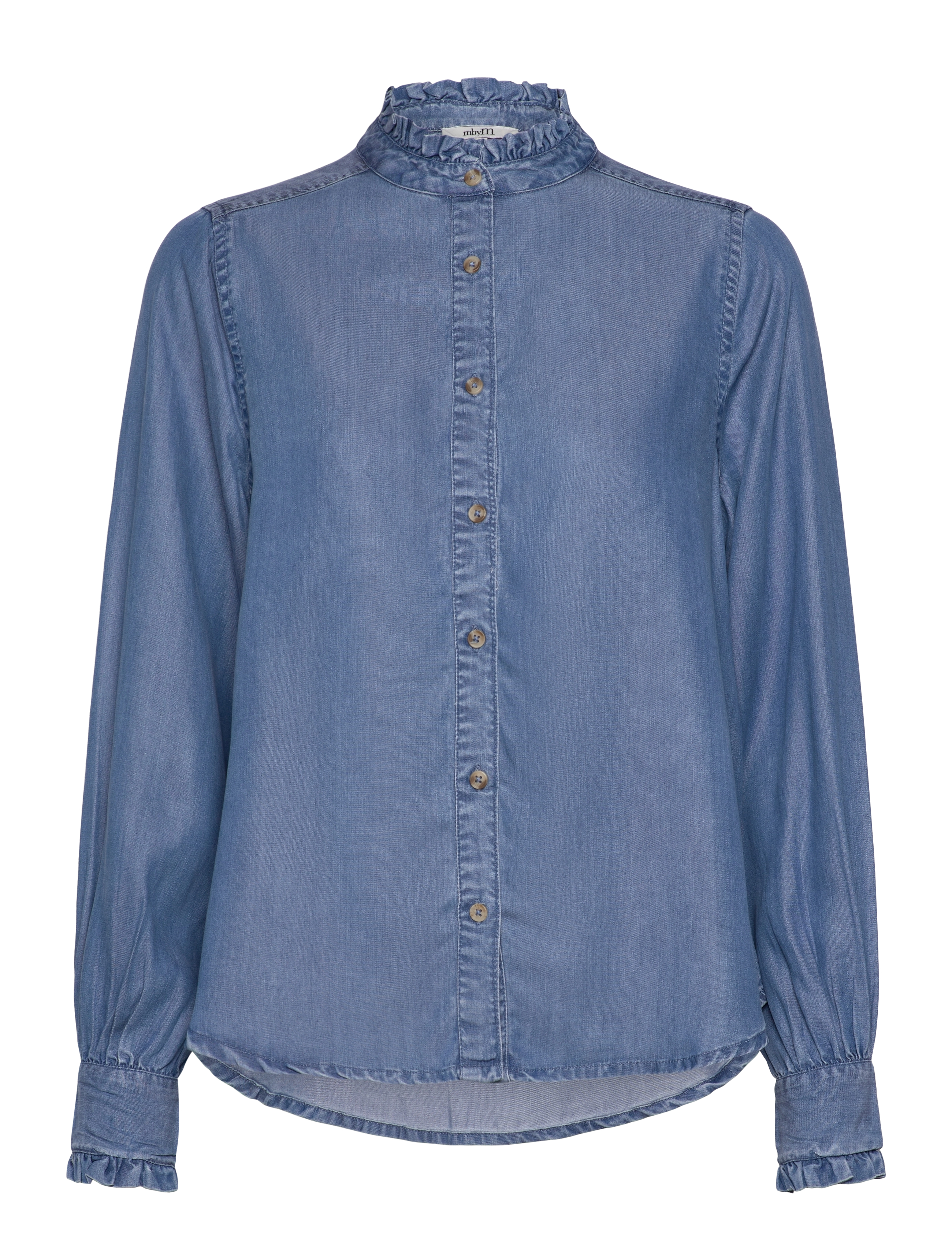 mbyM Galiend-M, XS, Blue, Skjorter > Langærmede, Dame