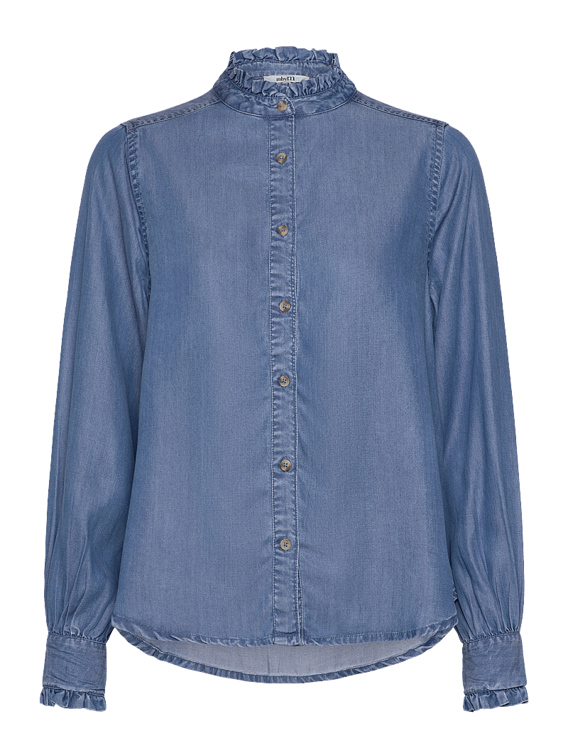 mbyM - Galiend-M - jeansskjortor - mid vintage wash - 0