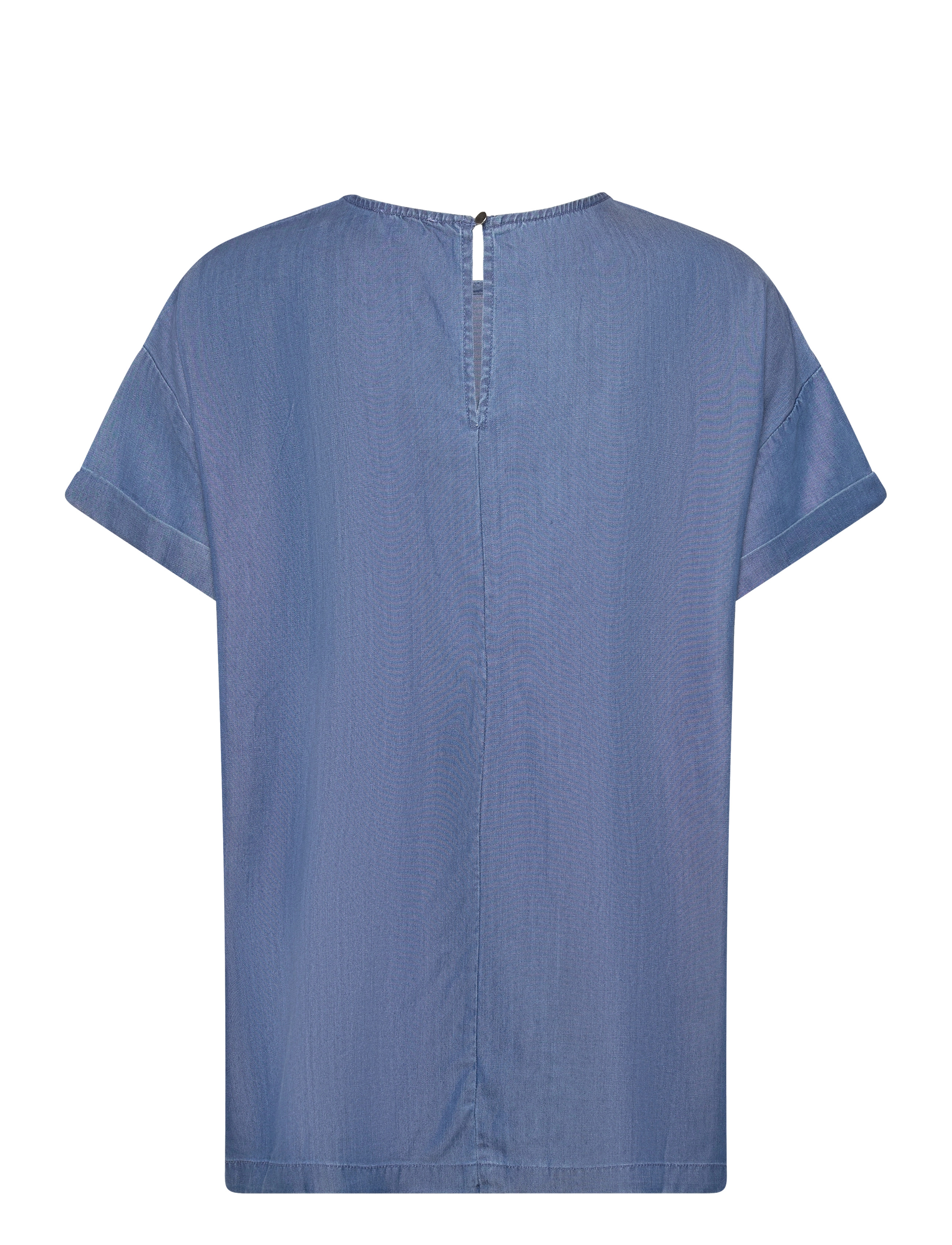 mbyM - Amana LW-M - kortærmede bluser - vintage denim - 1