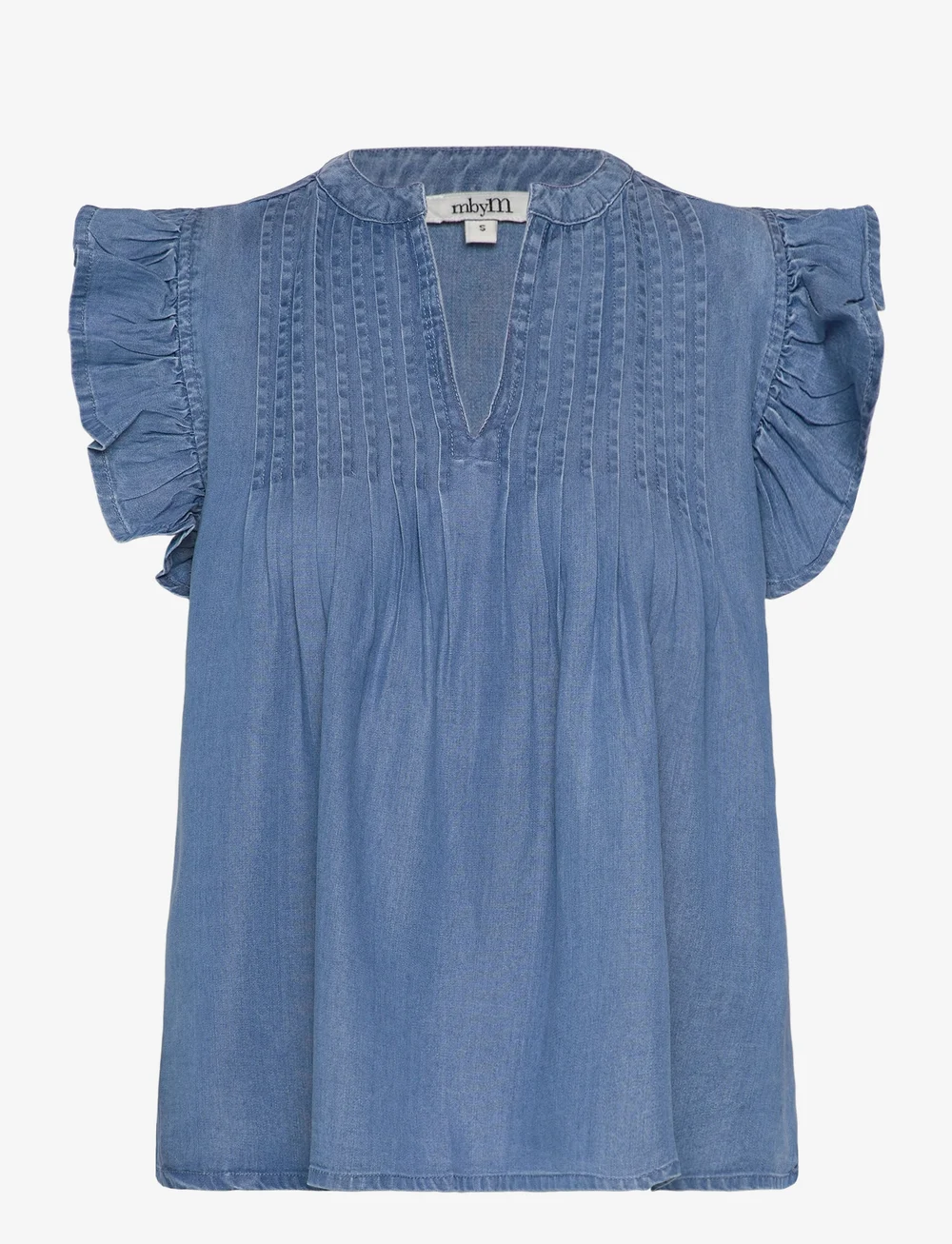 mbyM - Gemala-M - Ärmlösa blusar - mid vintage wash - 1