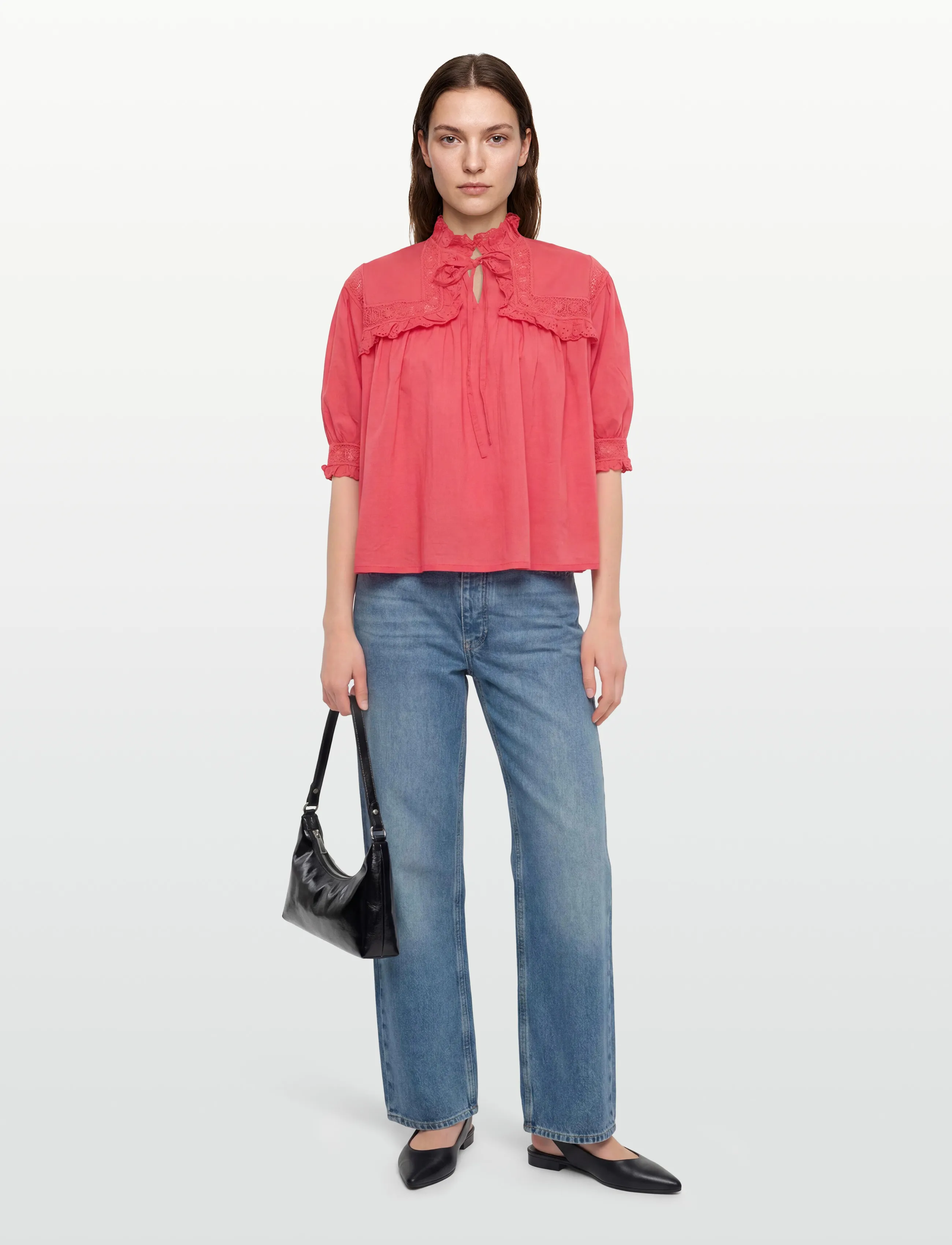 mbyM - Gerlina Short-M - kortærmede bluser - red candy - 0