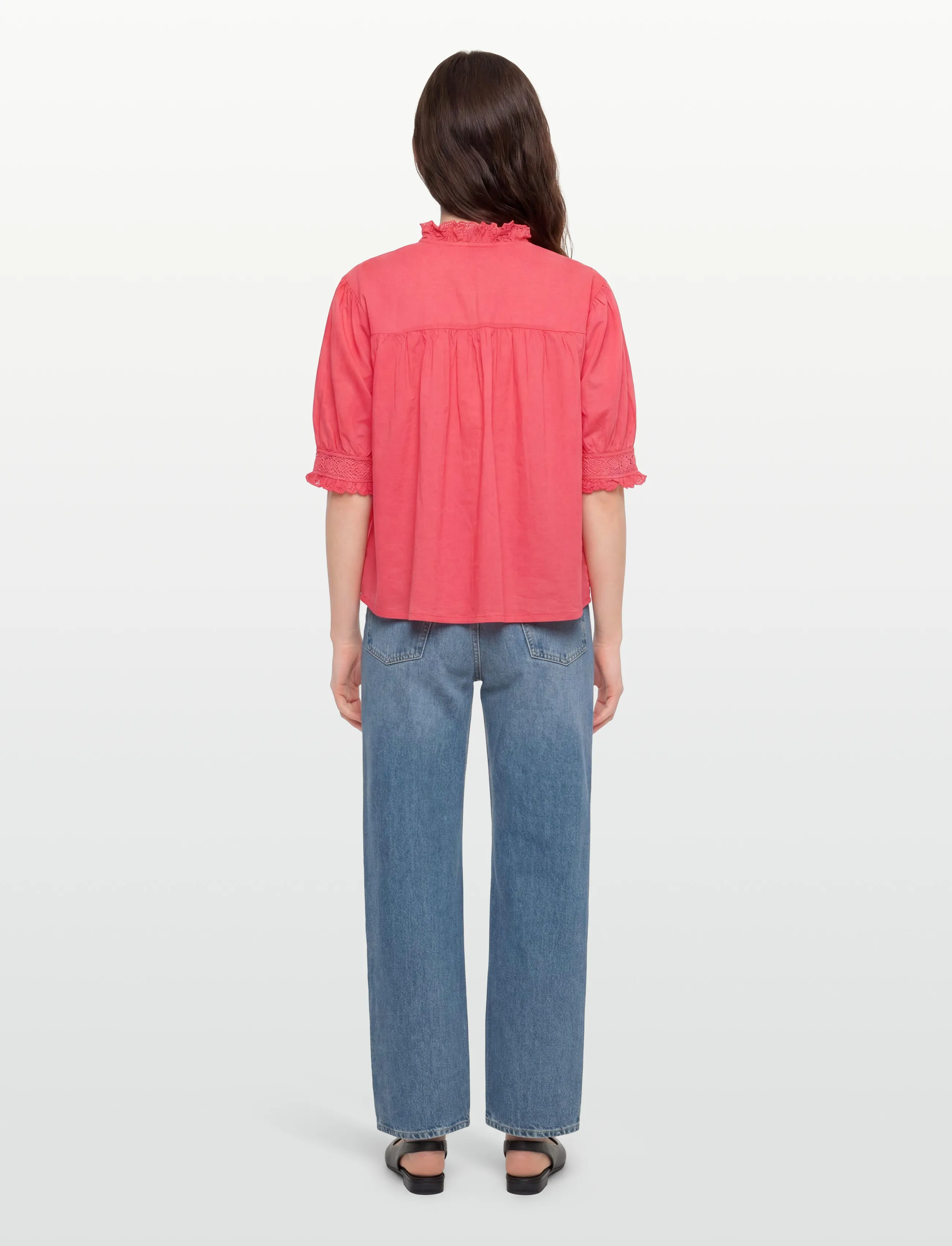 mbyM - Gerlina Short-M - kortærmede bluser - red candy - 4