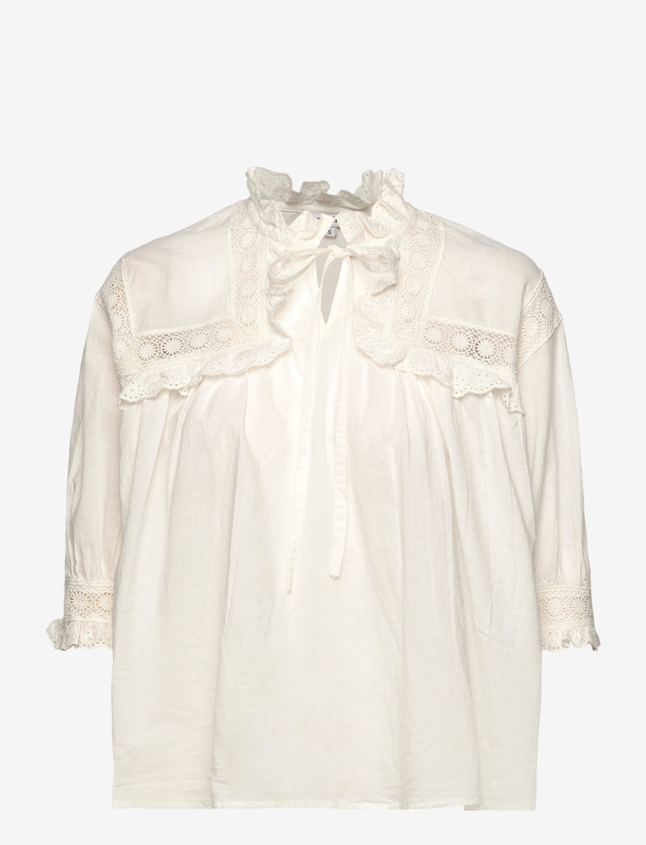 mbyM - Gerlina Short-M - lühikeste varrukatega pluusid - white - 1