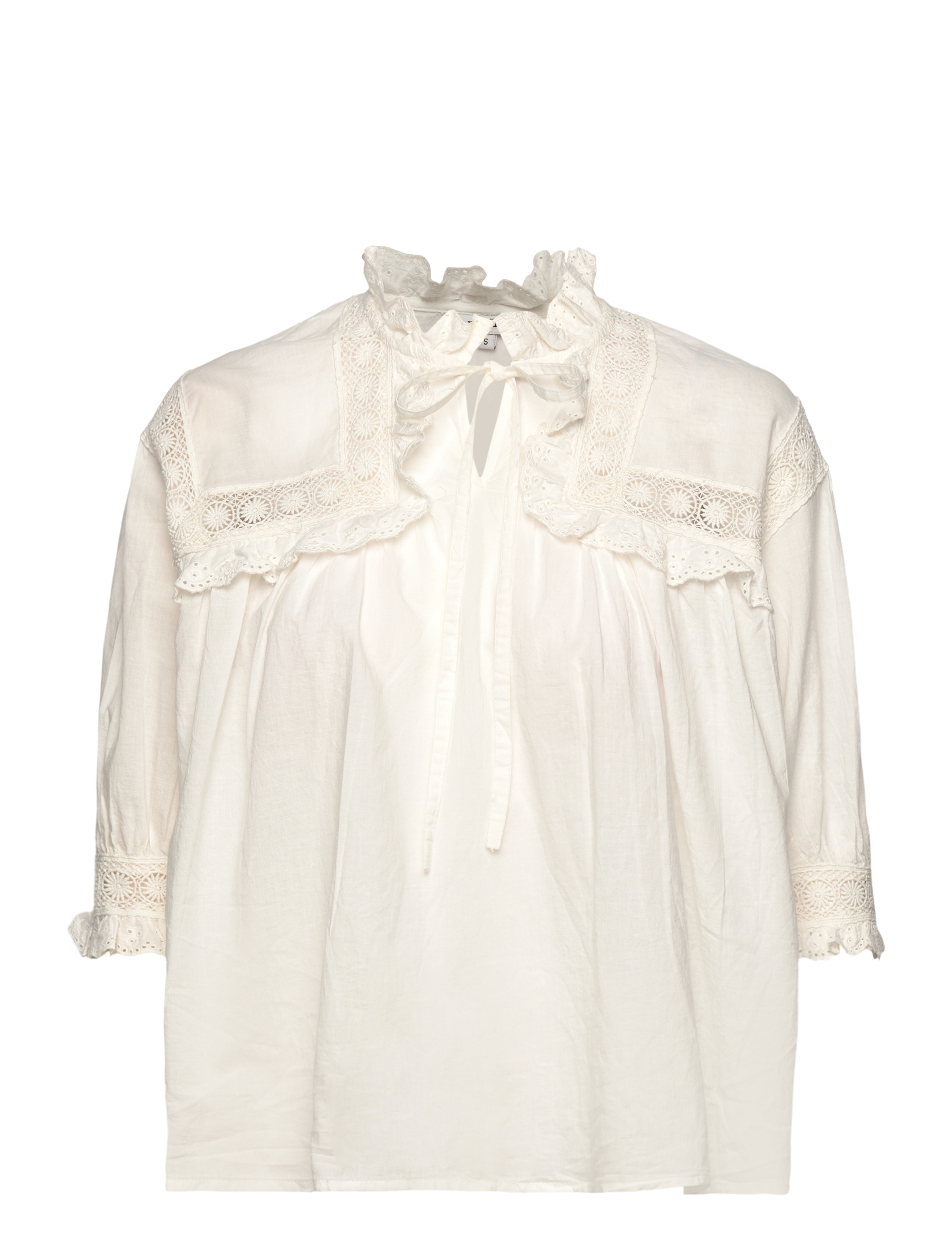 mbyM Gerlina Short-M - Bluser & Skjorter - WHITE / white
