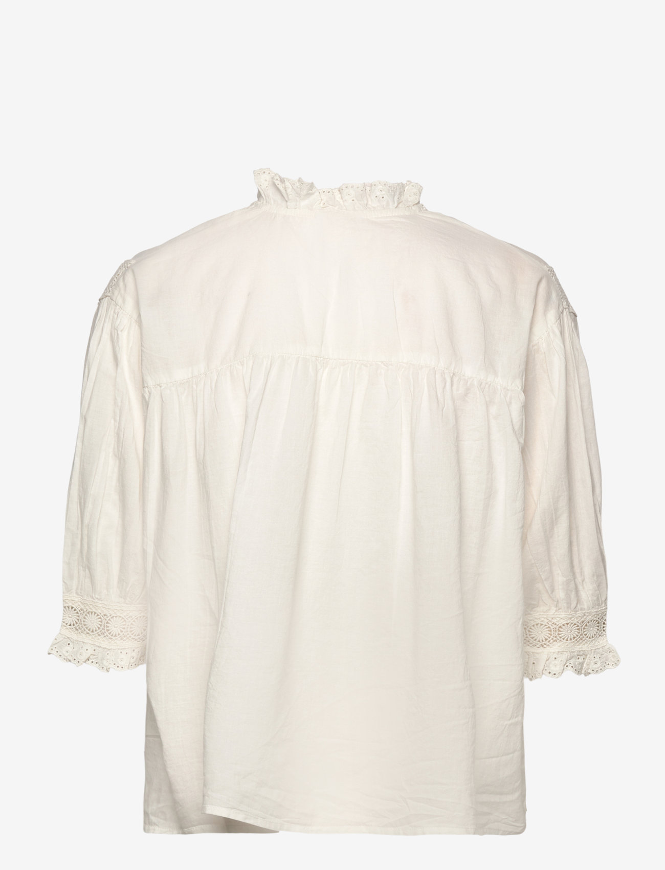 mbyM - Gerlina Short-M - lühikeste varrukatega pluusid - white - 2