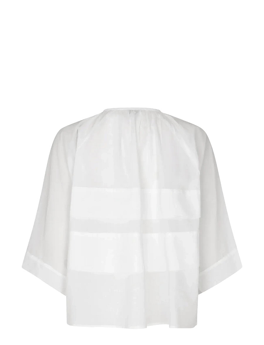 mbyM - Katria-M - kurzärmelige blusen - white - 2