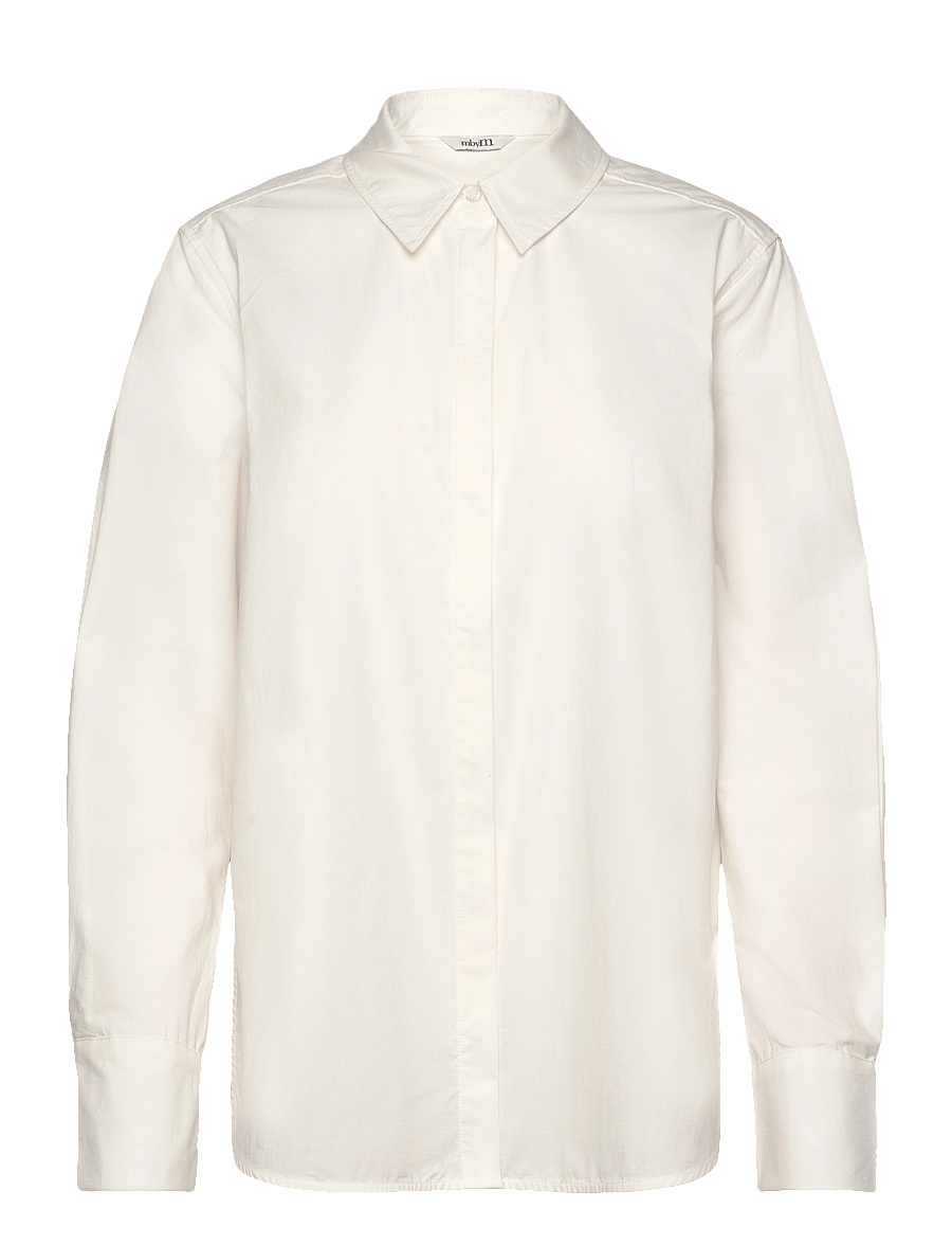 MBYM - Dalinna-M - long sleeved blouses - white - 0