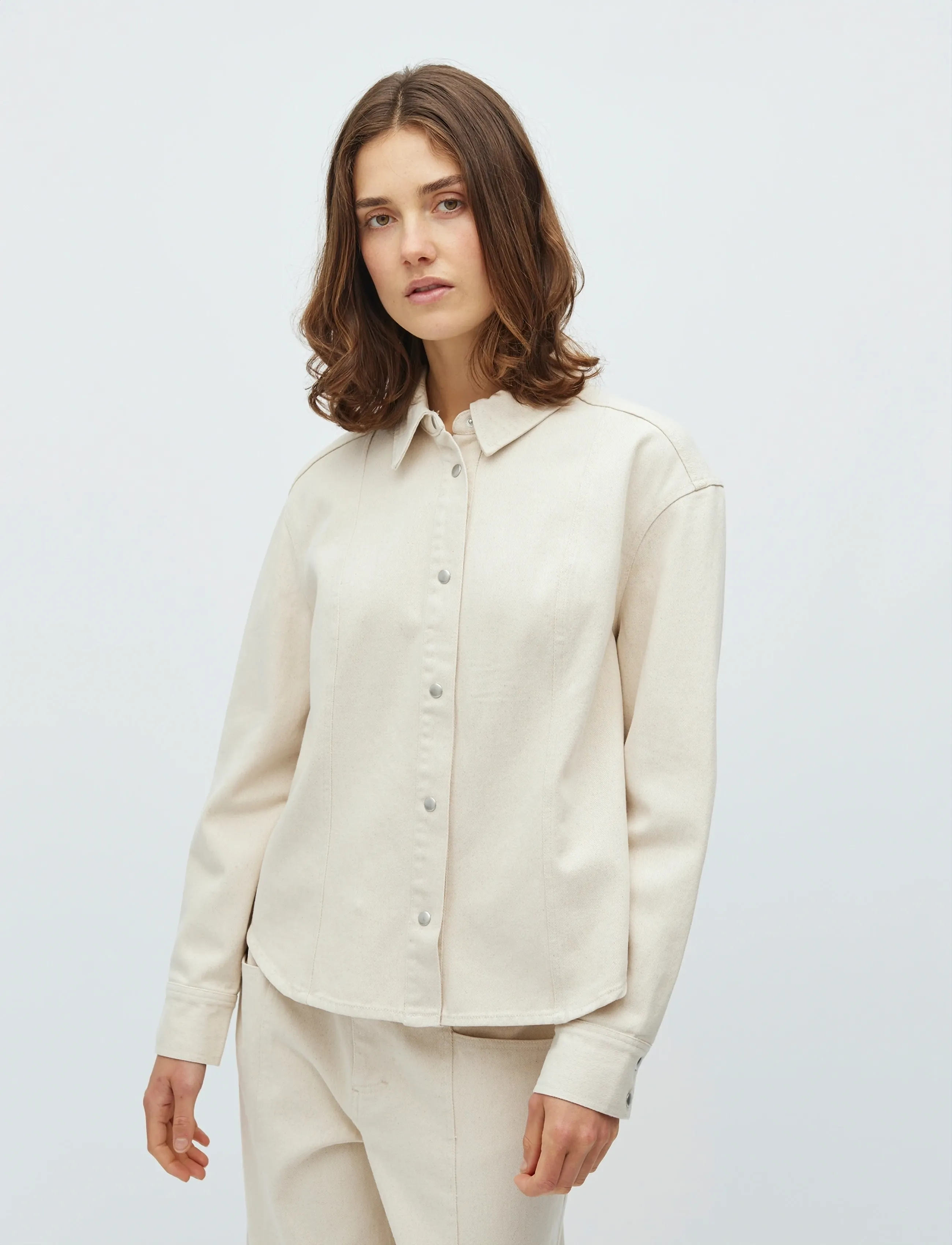 mbyM - Kikkan-M - denim shirts - nature look - 3
