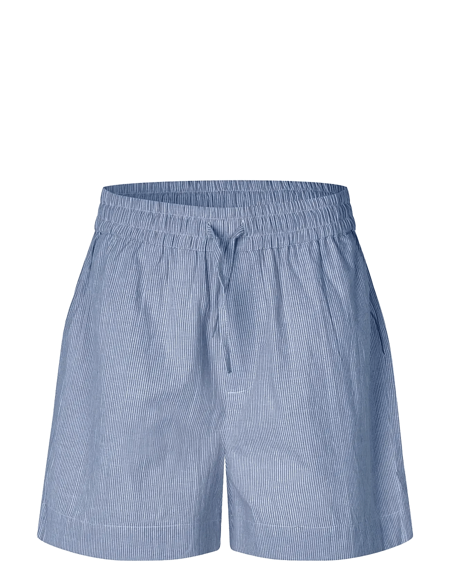mbyM - Meris-M - freizeitshorts - blue white stripe - 1