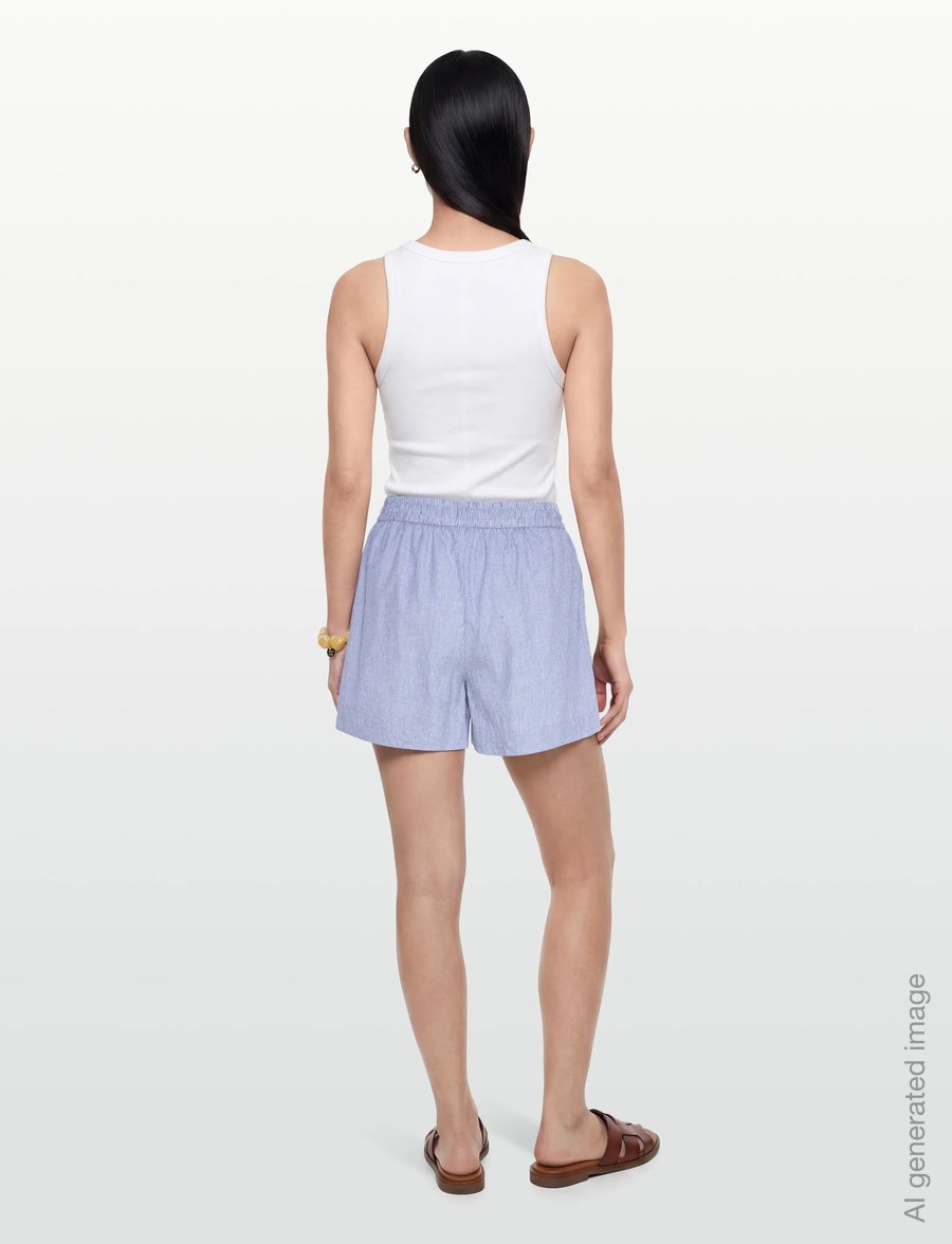 mbyM - Meris-M - freizeitshorts - blue white stripe - 4