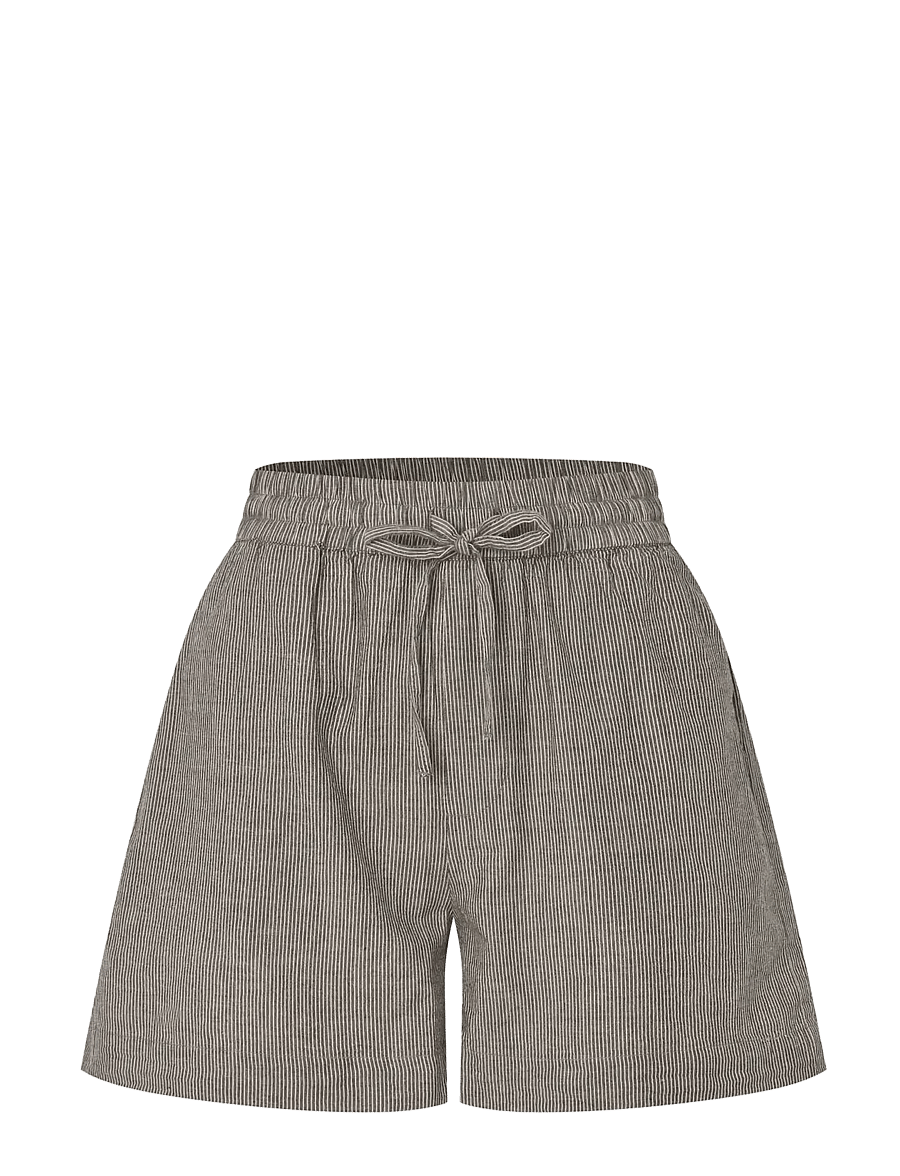 mbyM - Meris-M - casual shorts - java white stripe - 1