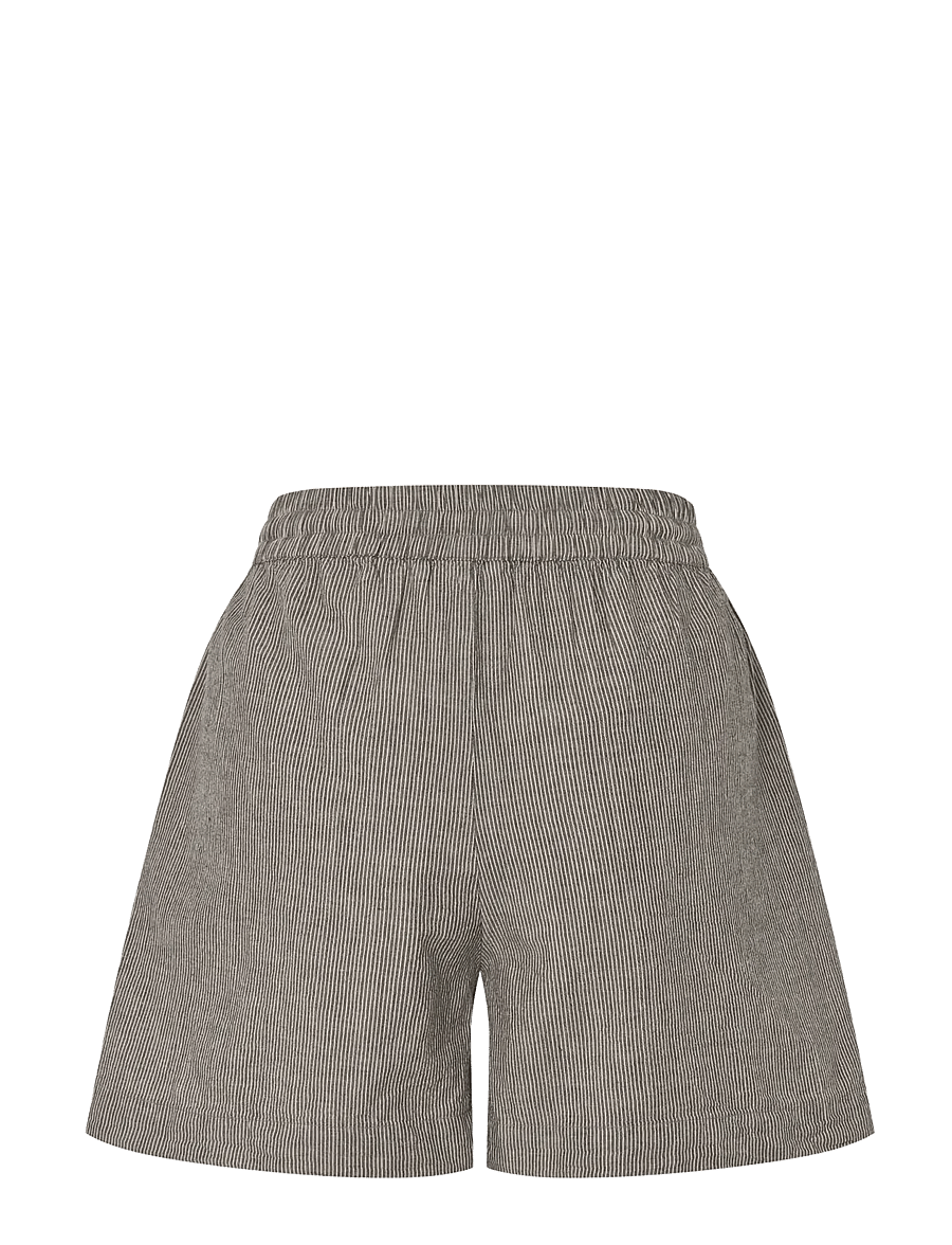 mbyM - Meris-M - casual shorts - java white stripe - 2