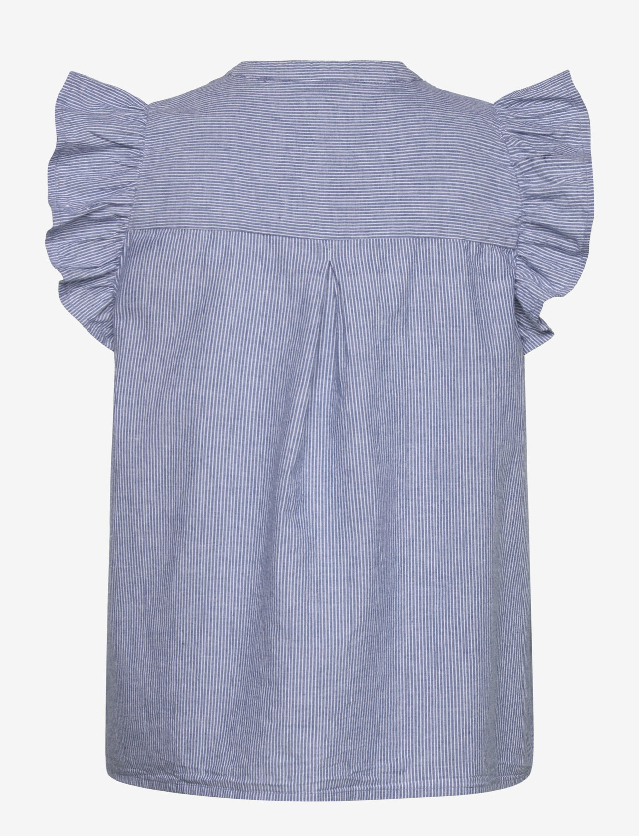 mbyM - Gemala-M - Ärmlösa blusar - blue white stripe - 1