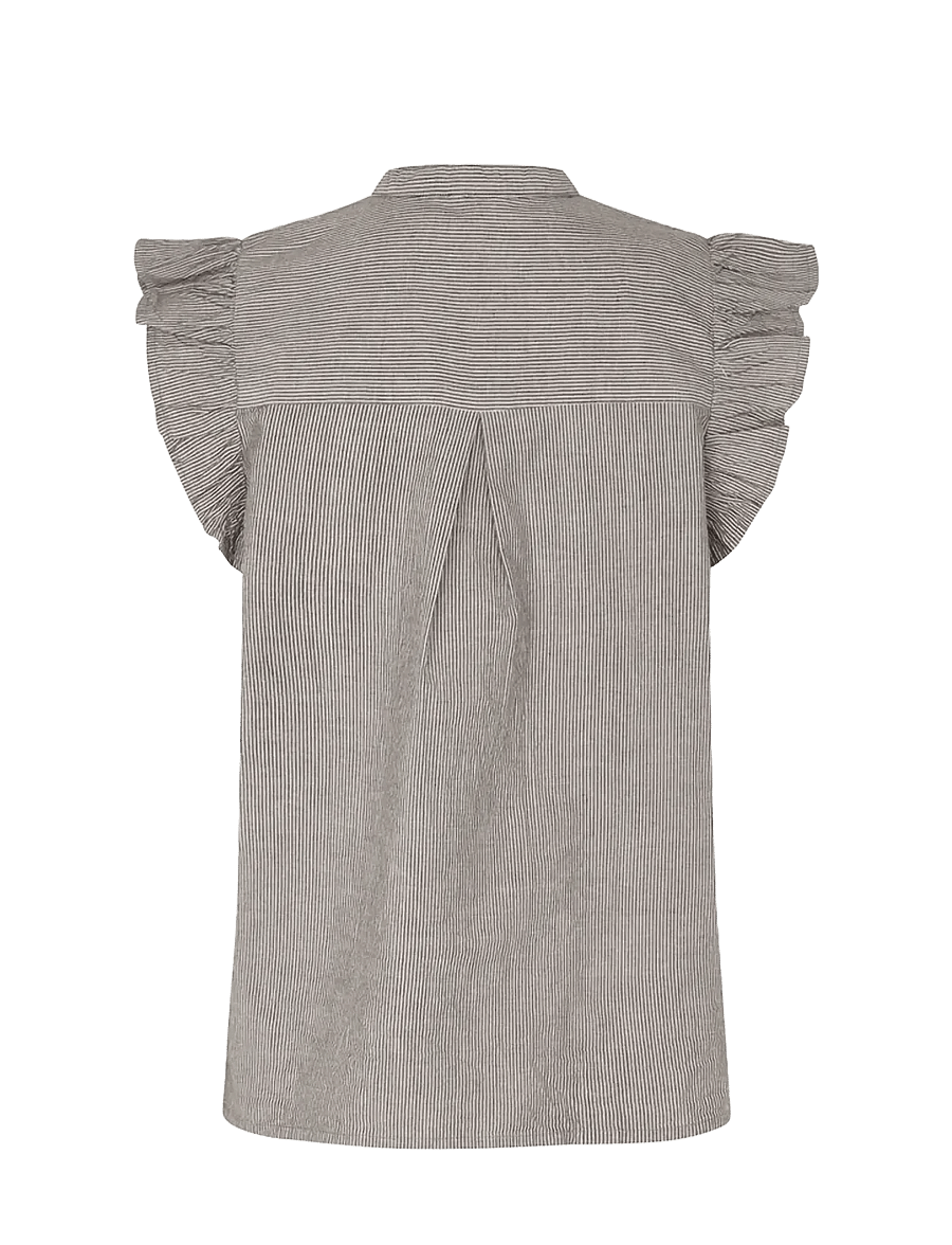 mbyM - Gemala-M - Ärmellose blusen - java white stripe - 2