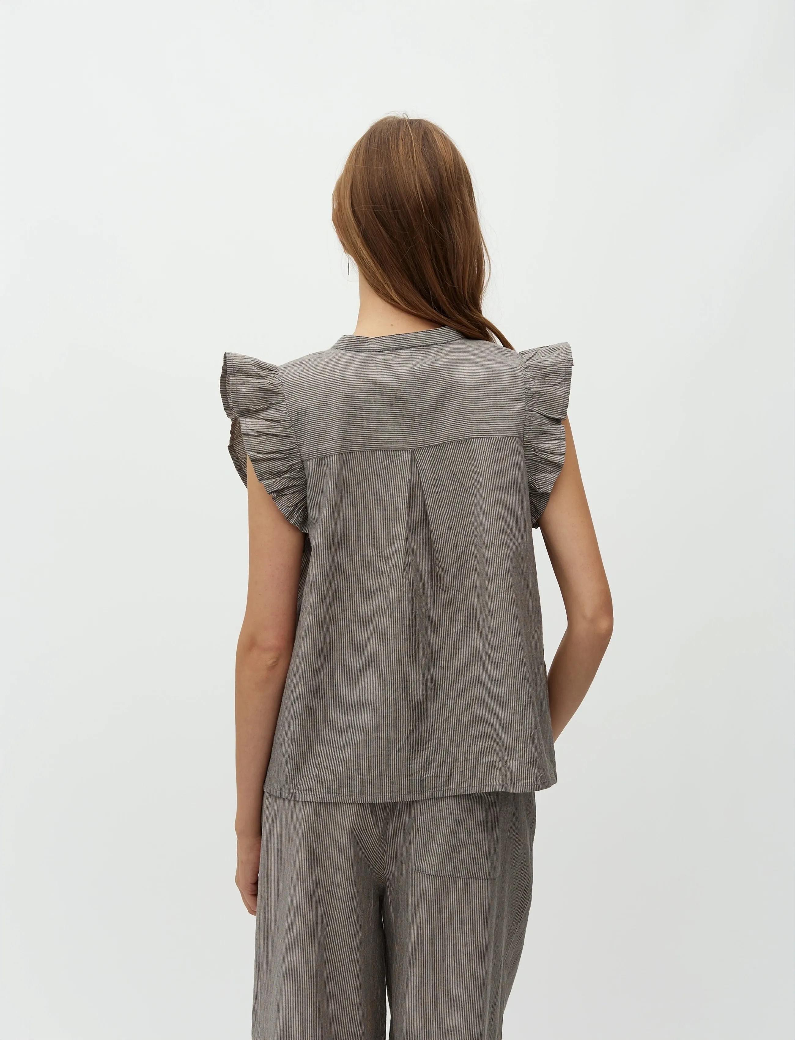 mbyM - Gemala-M - Ärmlösa blusar - java white stripe - 4