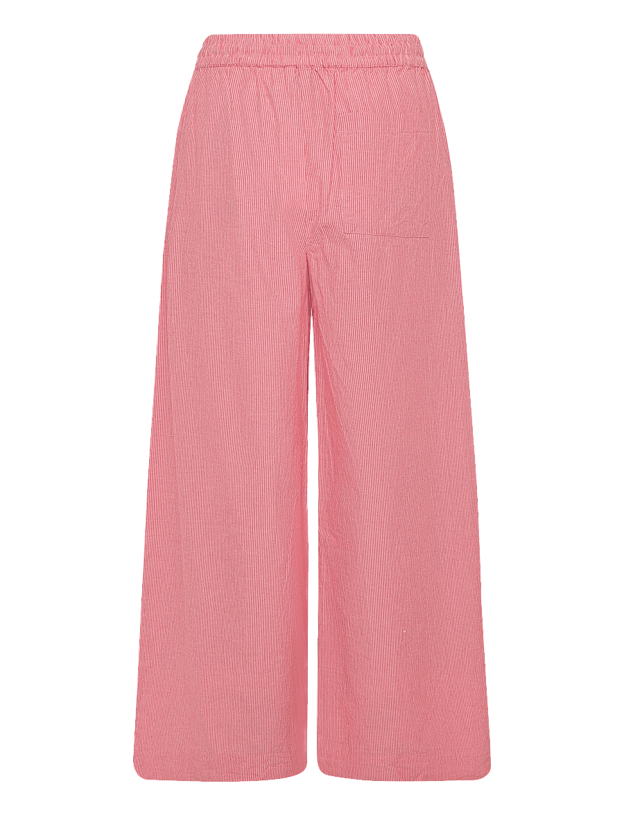 mbyM - Clari-M - laia säärega püksid - pink red stripe - 1