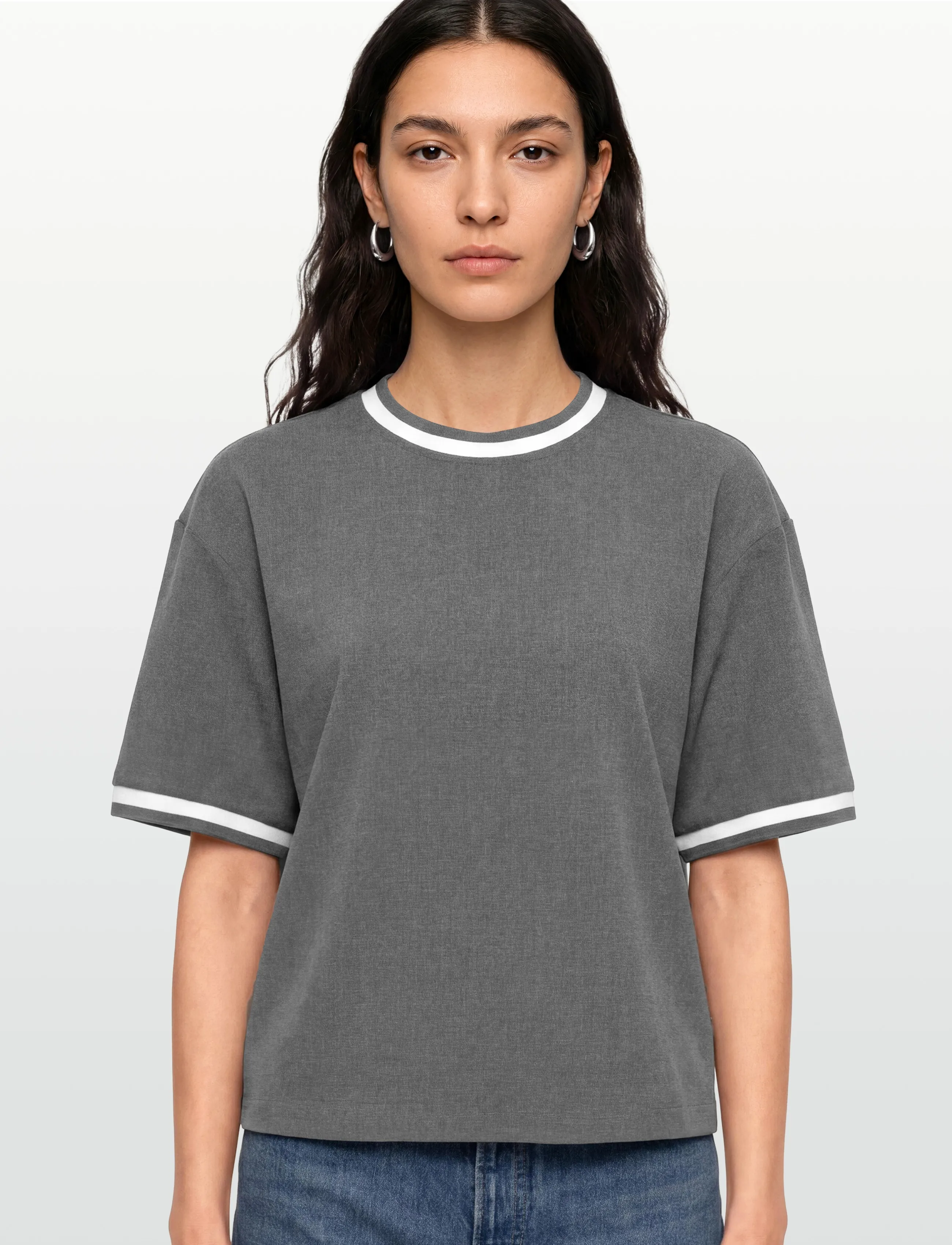 mbyM - Rimaya-M - t-särgid - grey melange - 3