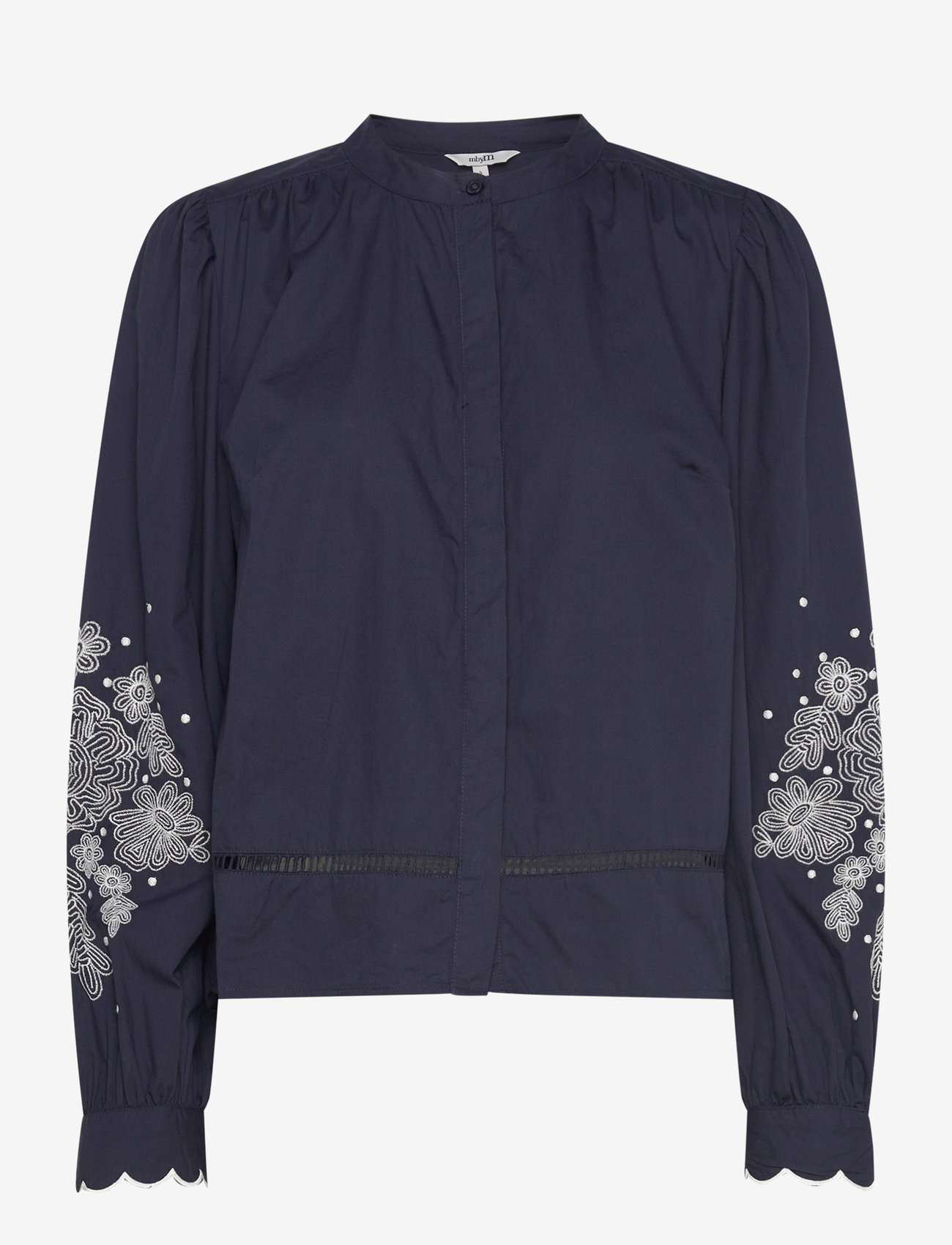 mbyM - Pauline-M - langärmlige blusen - night sky sugar emb. - 0