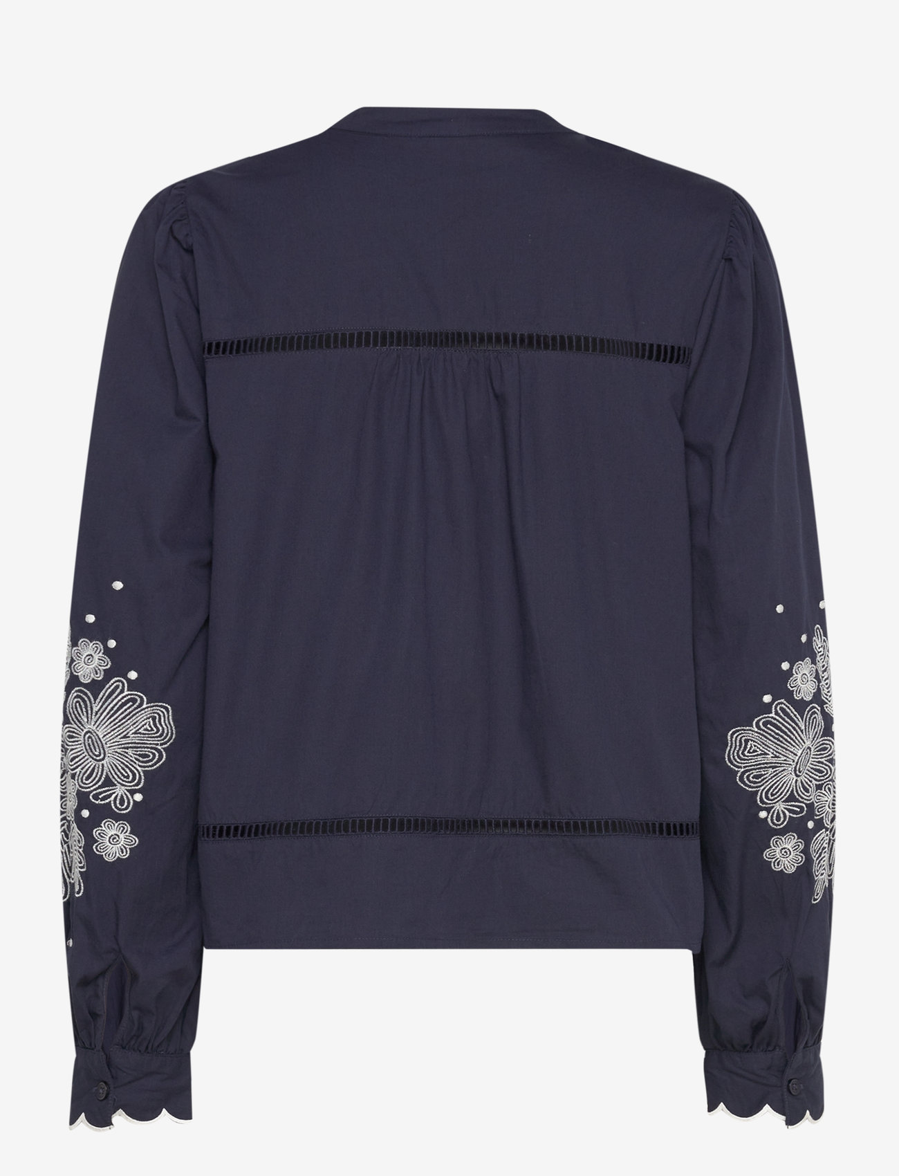 mbyM - Pauline-M - langärmlige blusen - night sky sugar emb. - 1