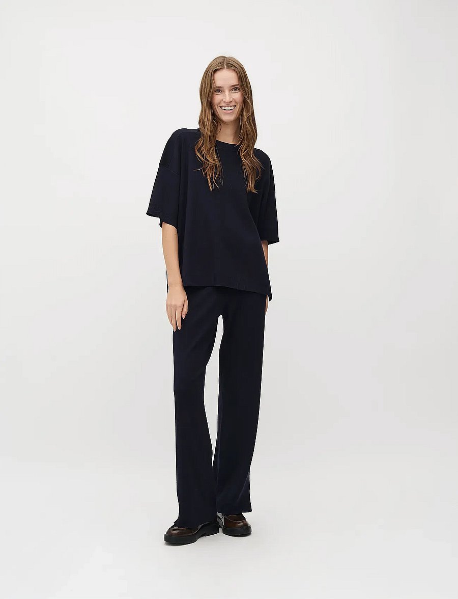 mbyM - Sanda-M - wide leg trousers - night sky - 0