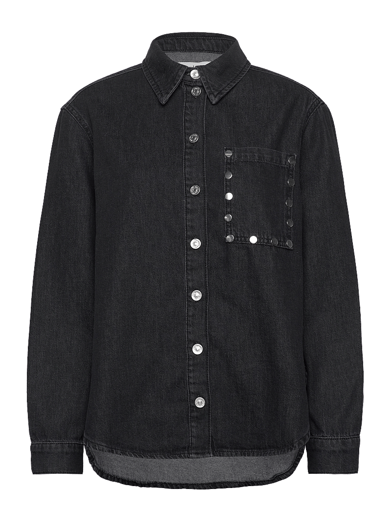 mbyM - Kallie-M - langärmlige hemden - black washed - 0