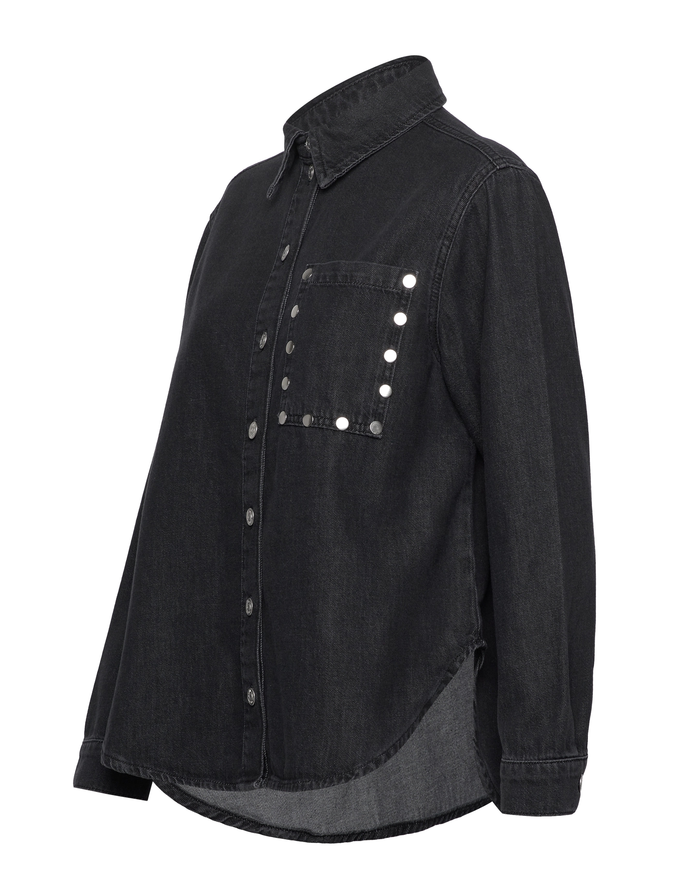 mbyM - Kallie-M - langärmlige hemden - black washed - 2