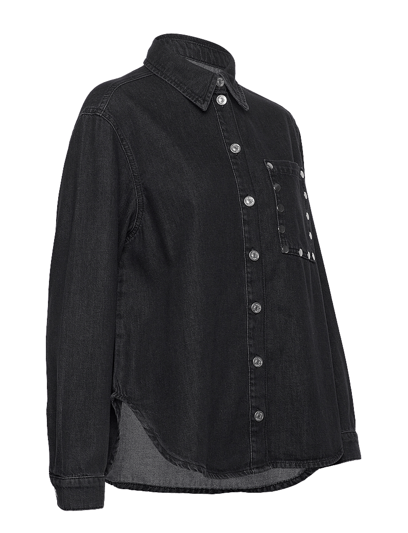 mbyM - Kallie-M - langärmlige hemden - black washed - 3