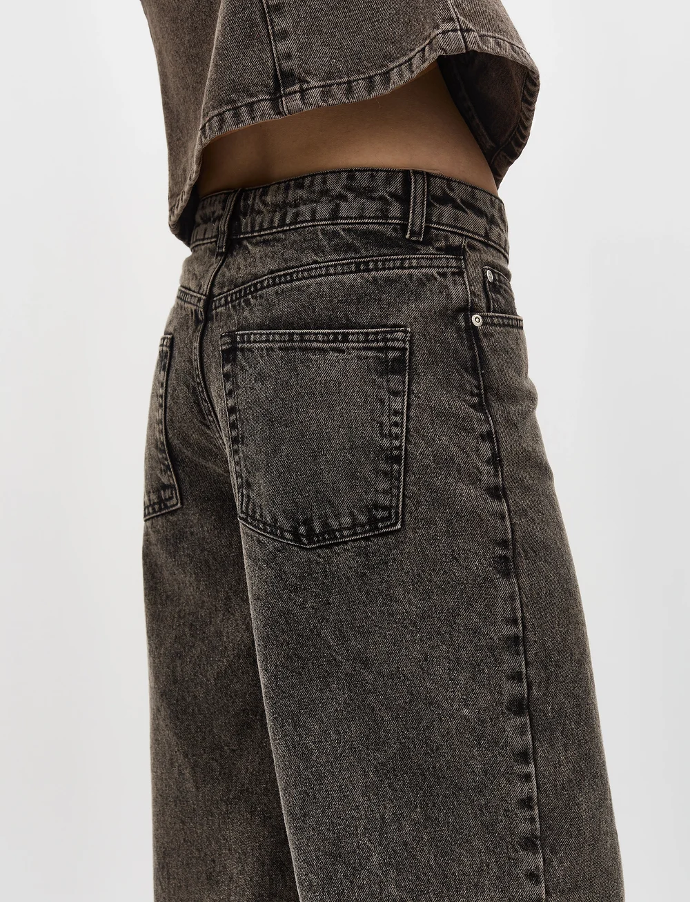 mbyM - Julina-M - wide leg jeans - chocolate martini - 4