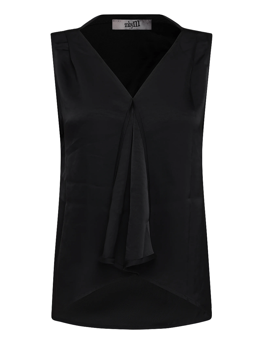 mbyM - Zulena-M - Ærmeløse bluser - black - 0