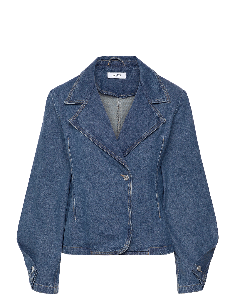 mbyM - Emilia-M - Ühes joones nööpidega bleiserid - mid blue wash - 1