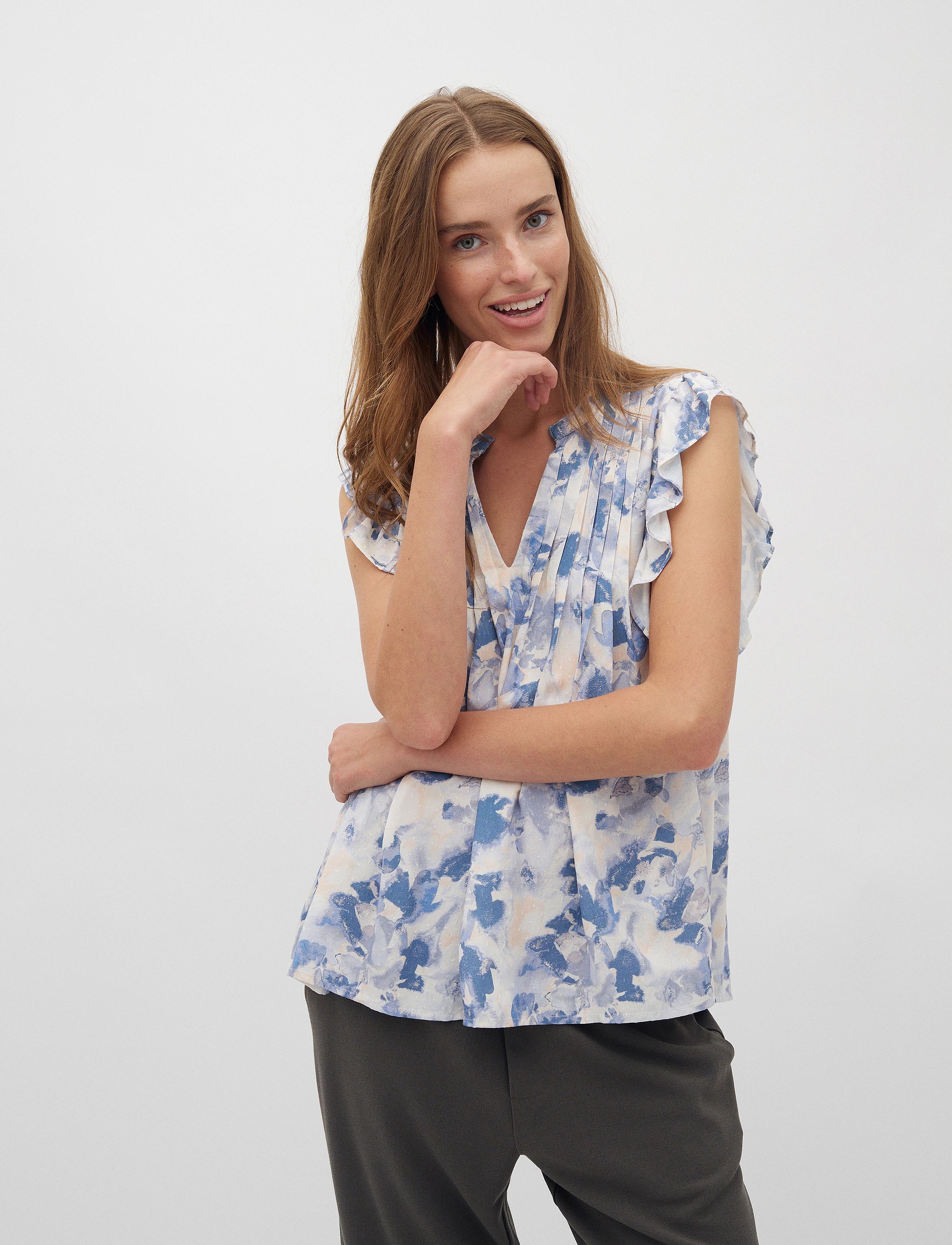 mbyM Gemala-M - Bluser & Skjorter - MANU PRINT / blue