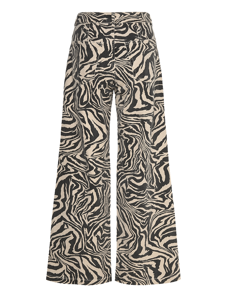 mbyM - Pyras-M - hosen mit weitem bein - zebriana print - 2