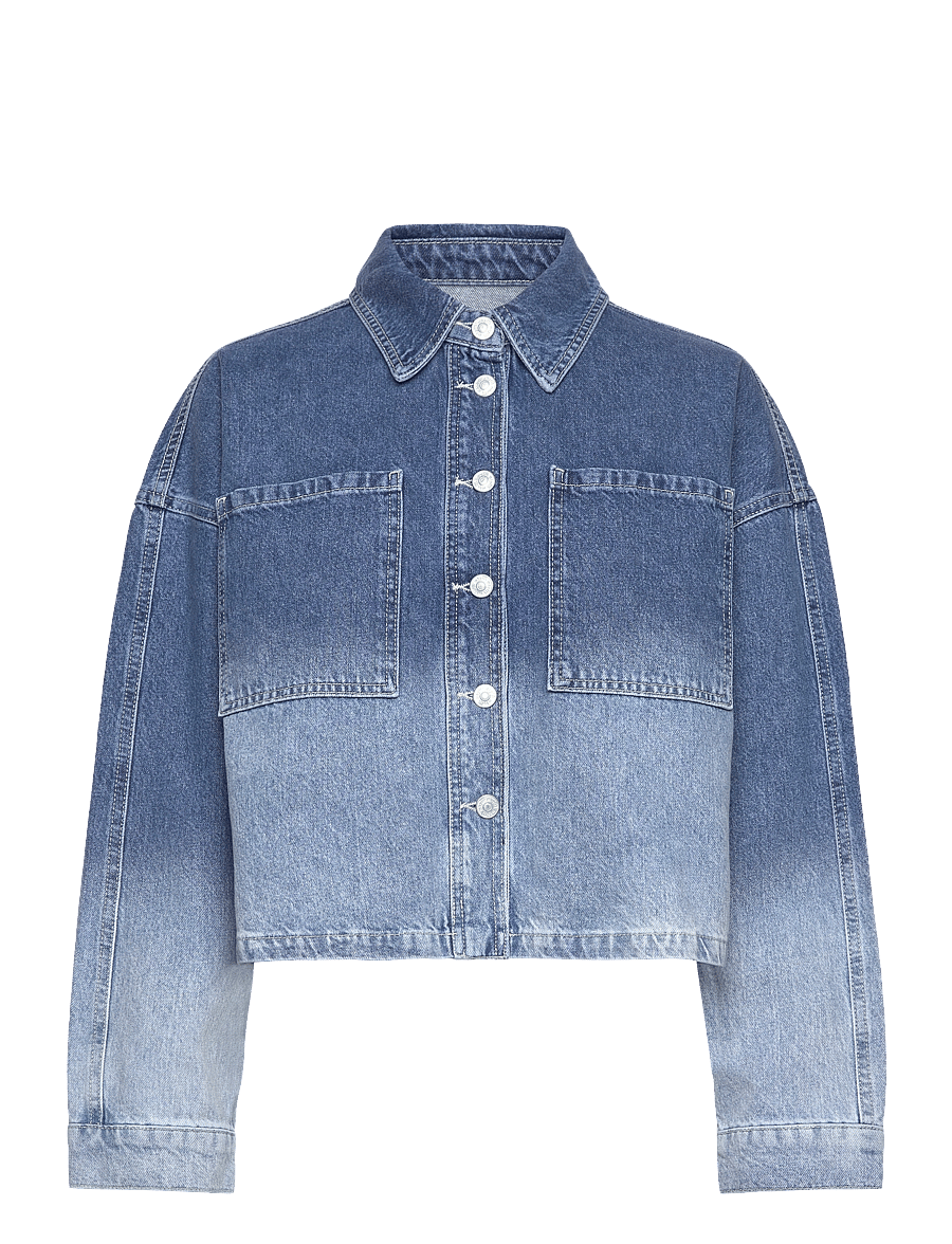 mbyM - Winnia-M - frühlingsjacken - fading denim wash - 1