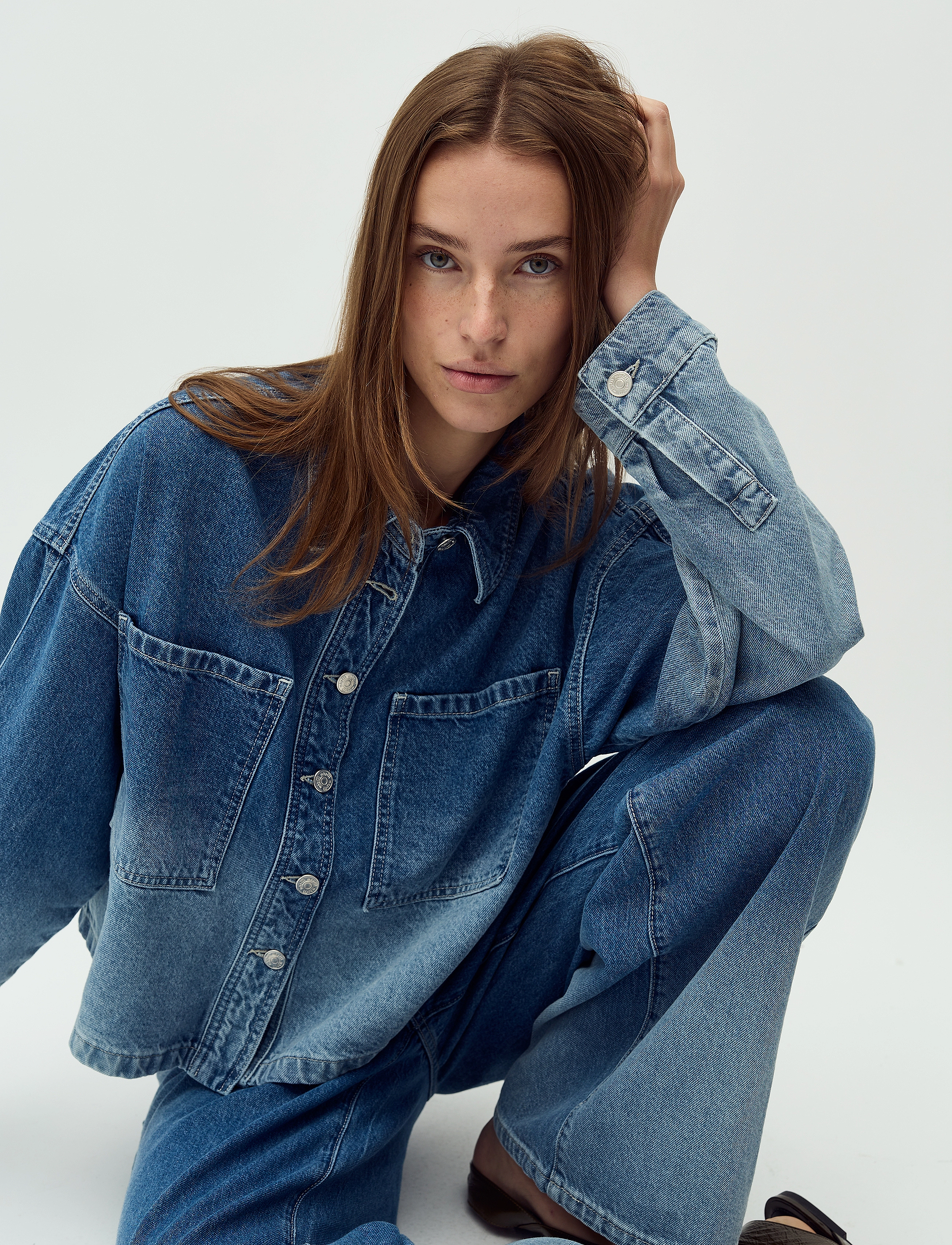 mbyM - Winnia-M - farkkutakit - fading denim wash - 4