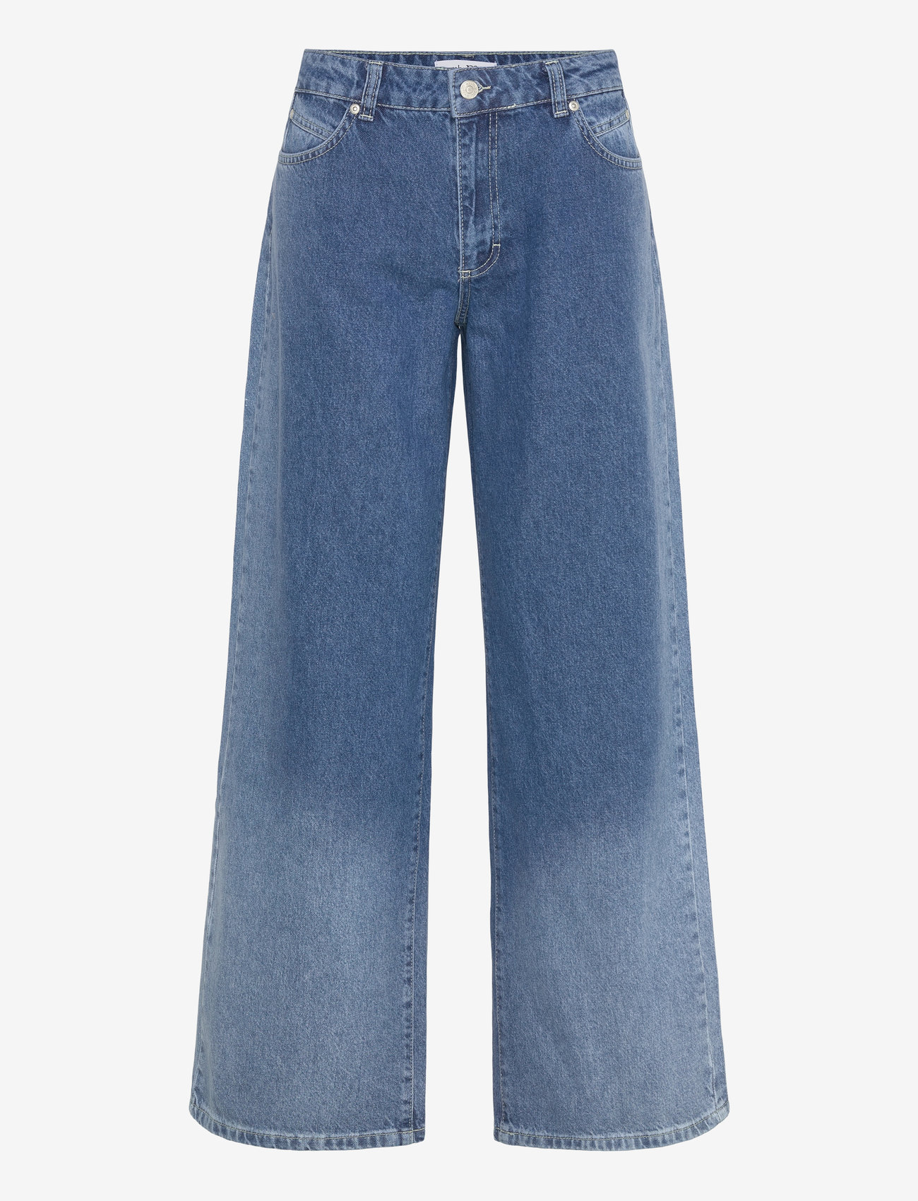 mbyM - Pyras-M - hosen mit weitem bein - fading denim wash - 0