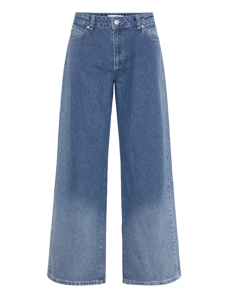 mbyM - Pyras-M - szerokie dżinsy - fading denim wash - 1