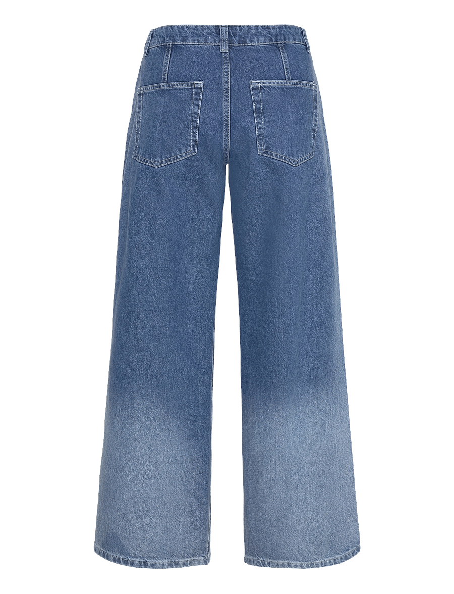 mbyM - Pyras-M - hosen mit weitem bein - fading denim wash - 2
