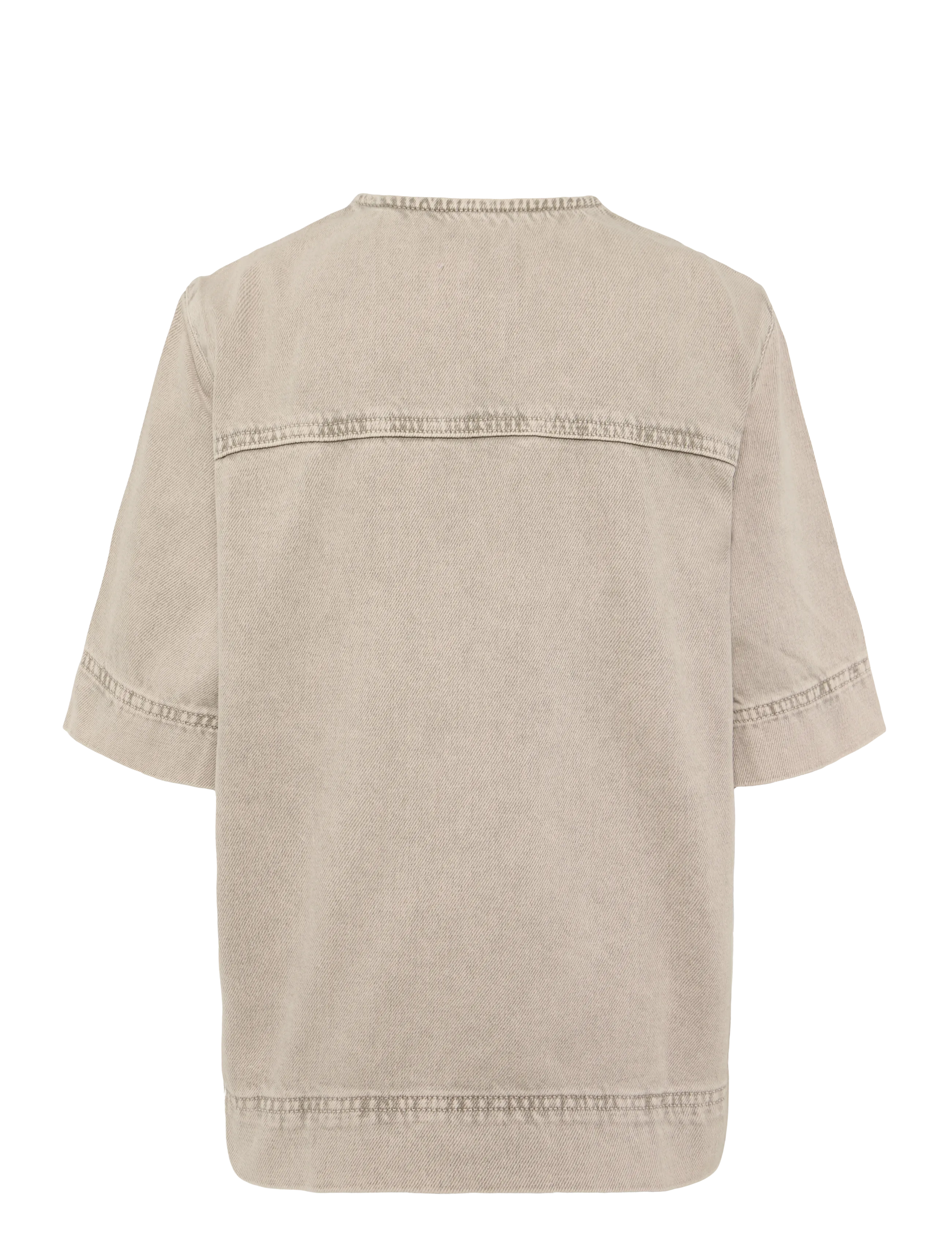 mbyM - Reela-M - beige washed denim - 1