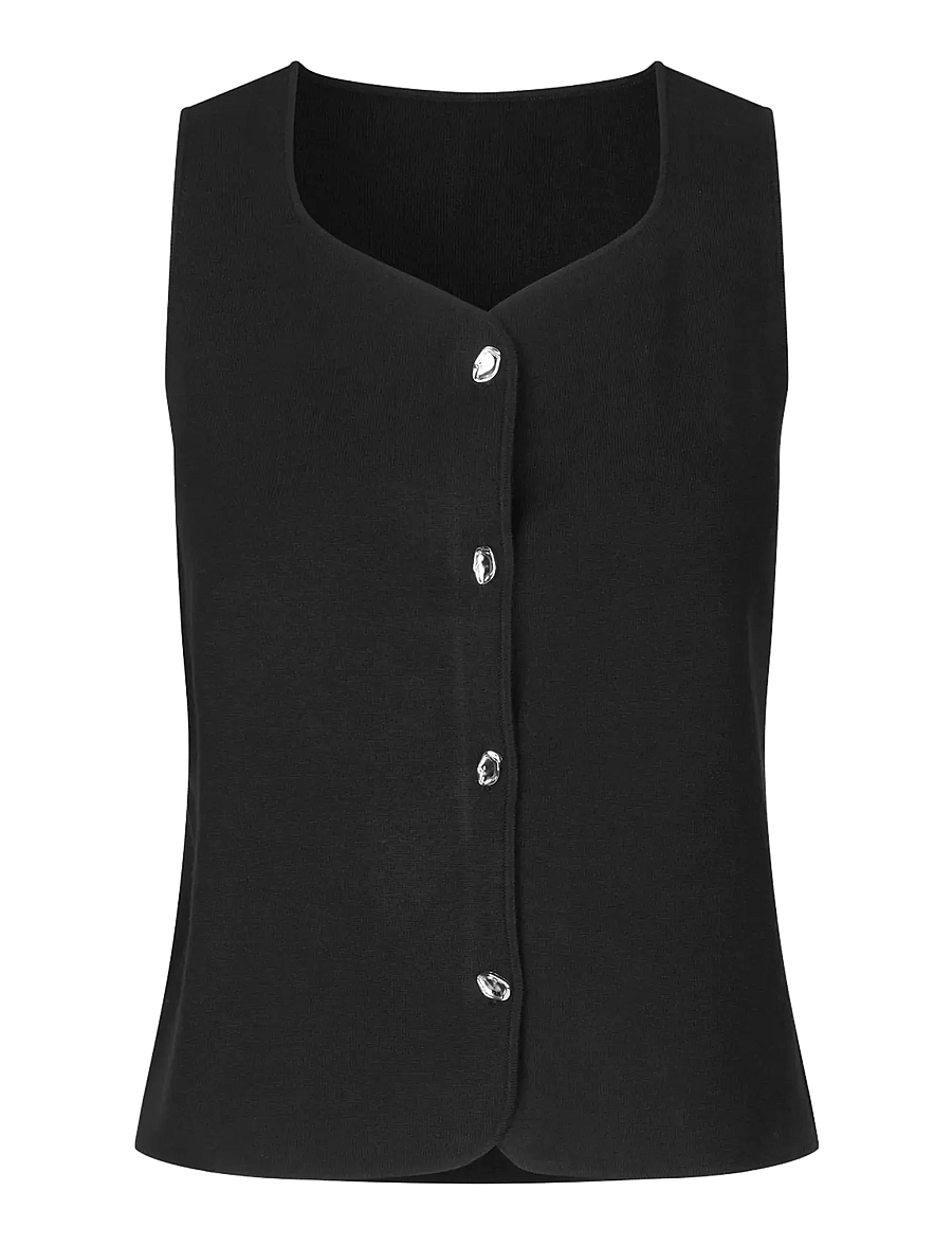 mbyM - Hearttie-M - kostymvästar - black - 1