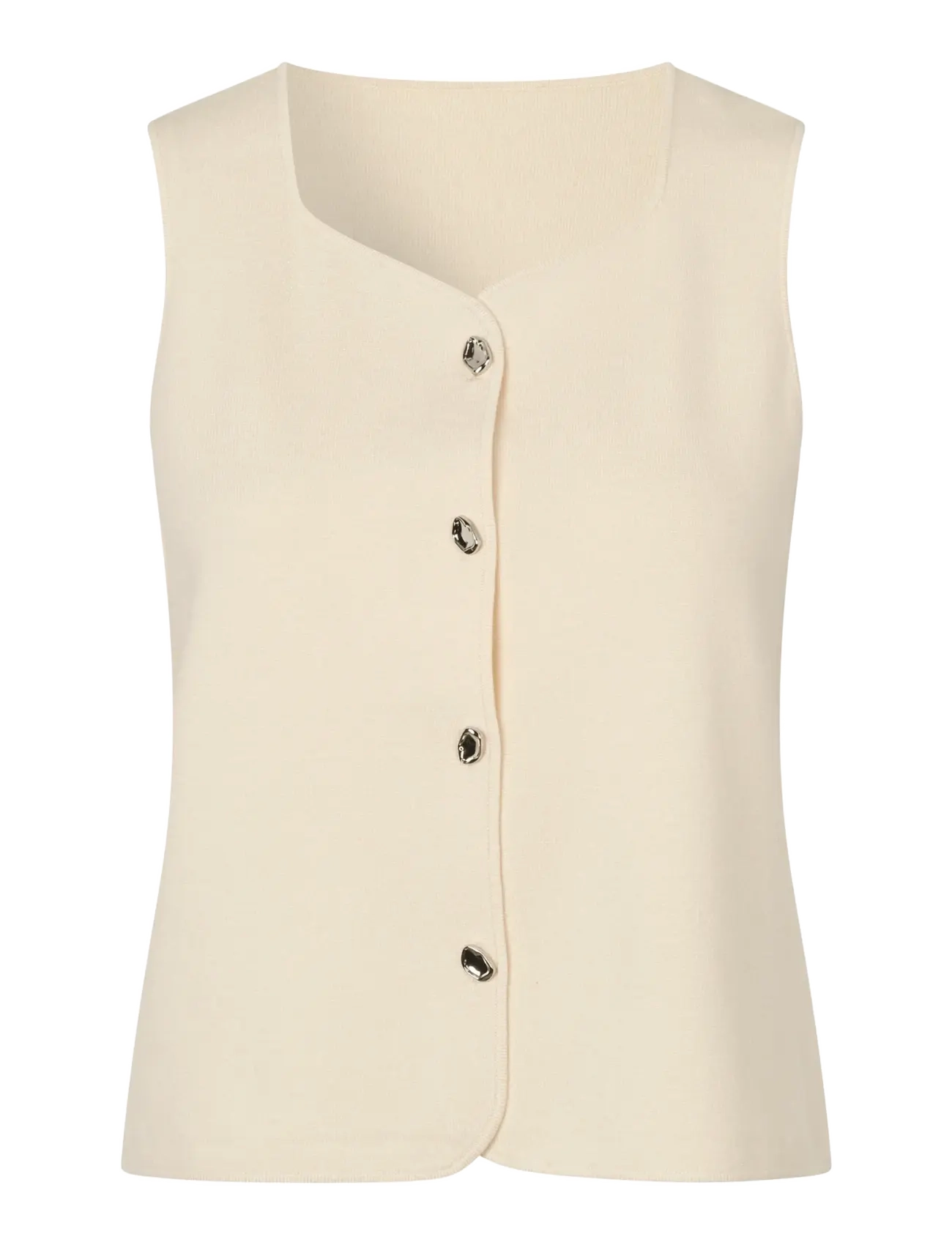 mbyM Hearttie-M - Gebreide truien & vesten - SUGAR / cream