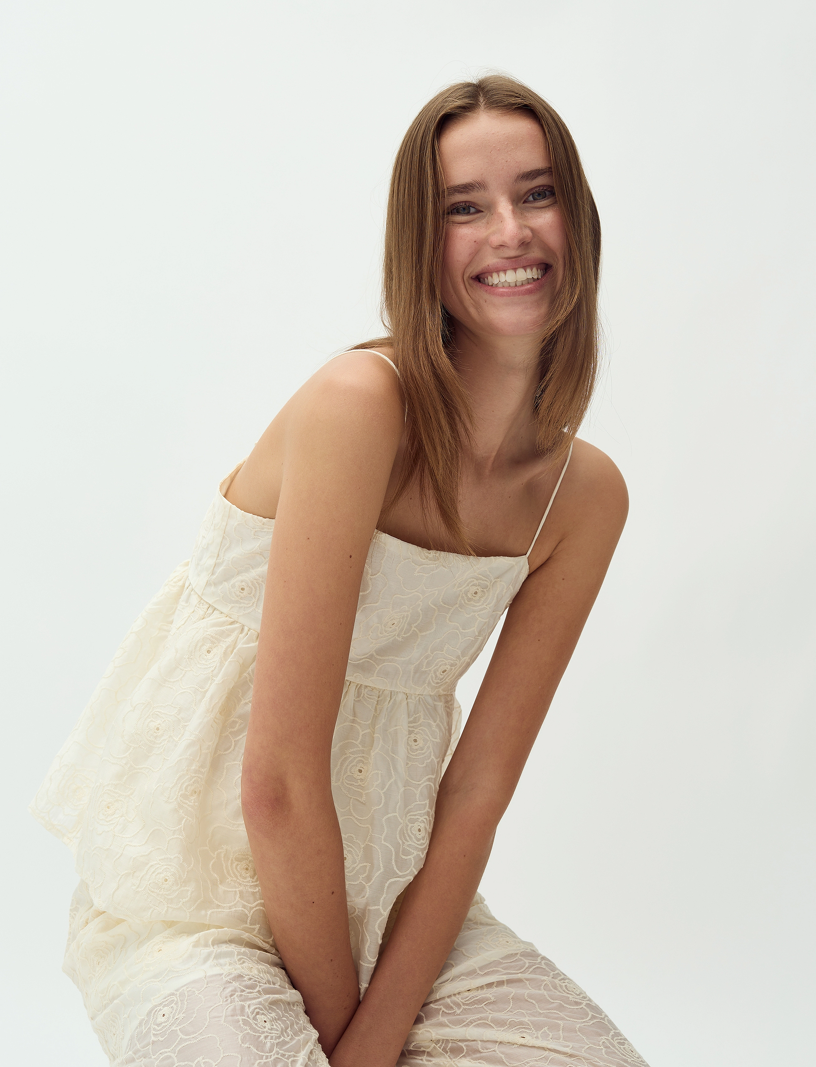 mbyM Sarenca-M, XL, Blouses, Creme - Sleeveless, Frauen