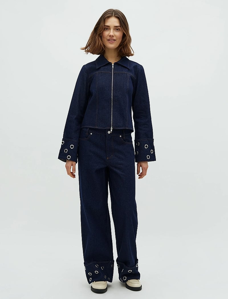 mbyM - Jinia-M - brede jeans - raw blue - 0