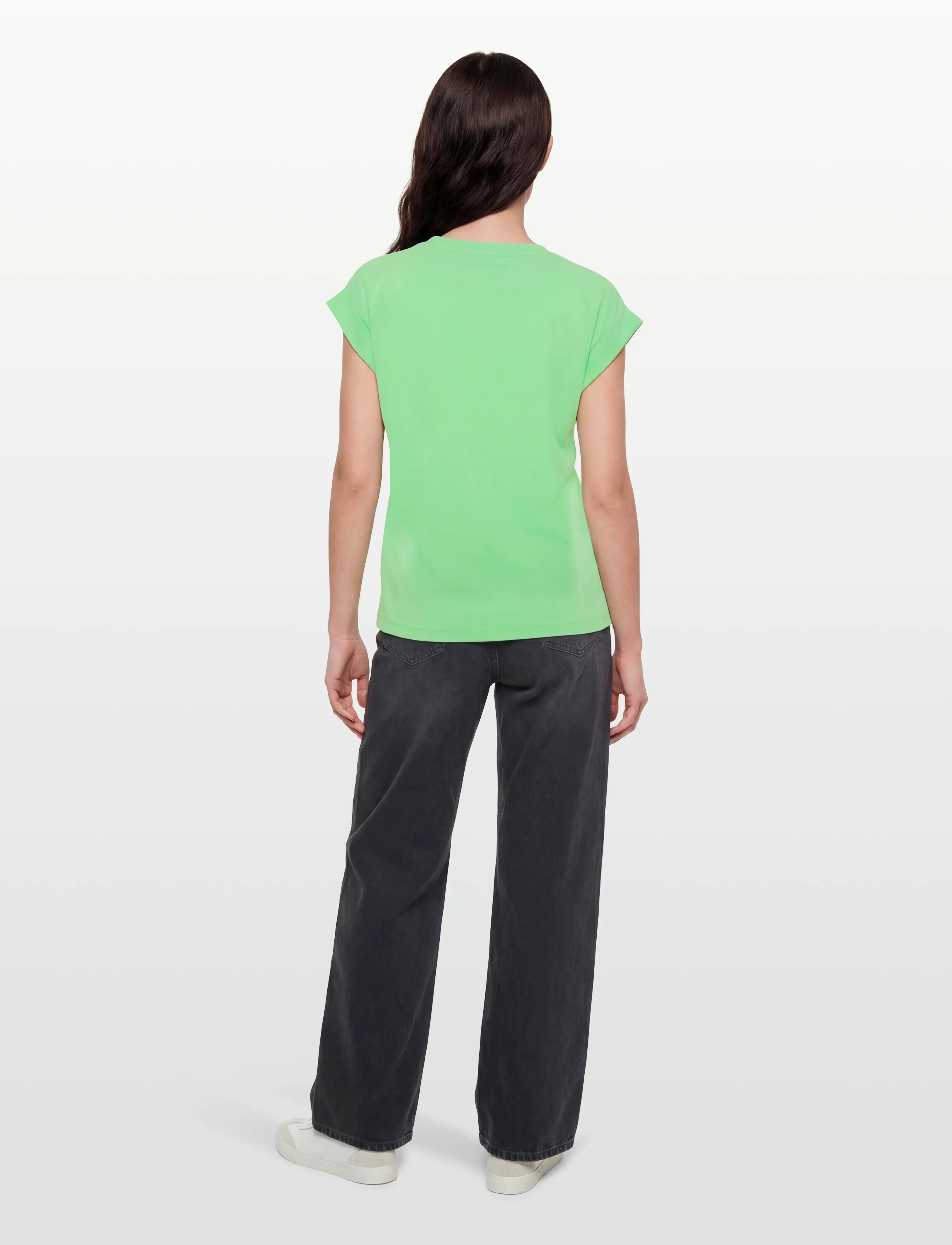 mbyM - Amana Short-M - t-särgid - green bouquet - 4