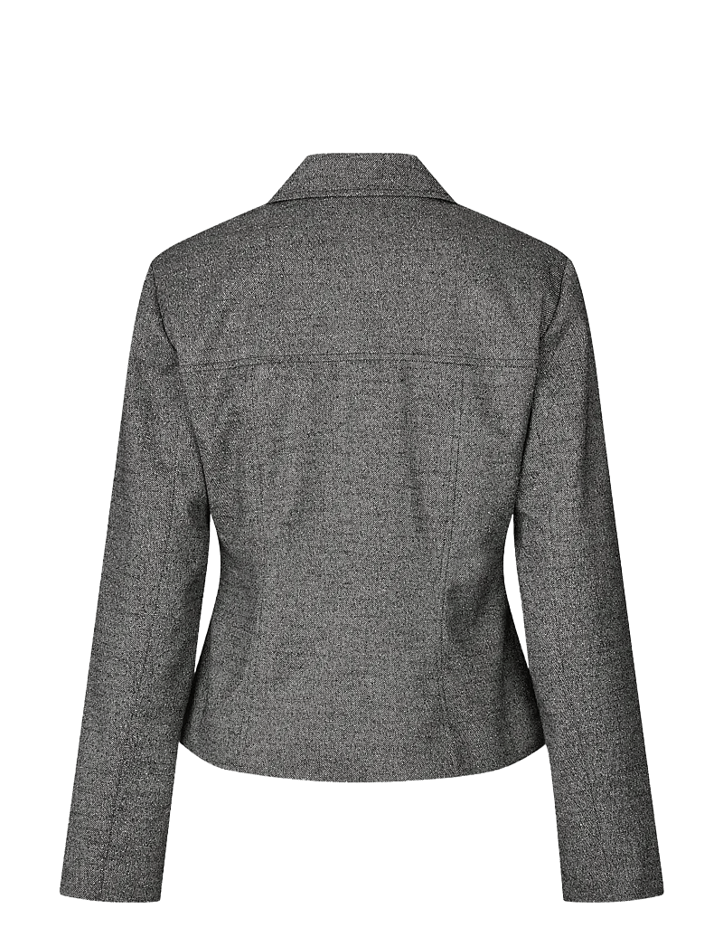 mbyM - Fergi-M - einreihige blazer - charcoal melange - 2